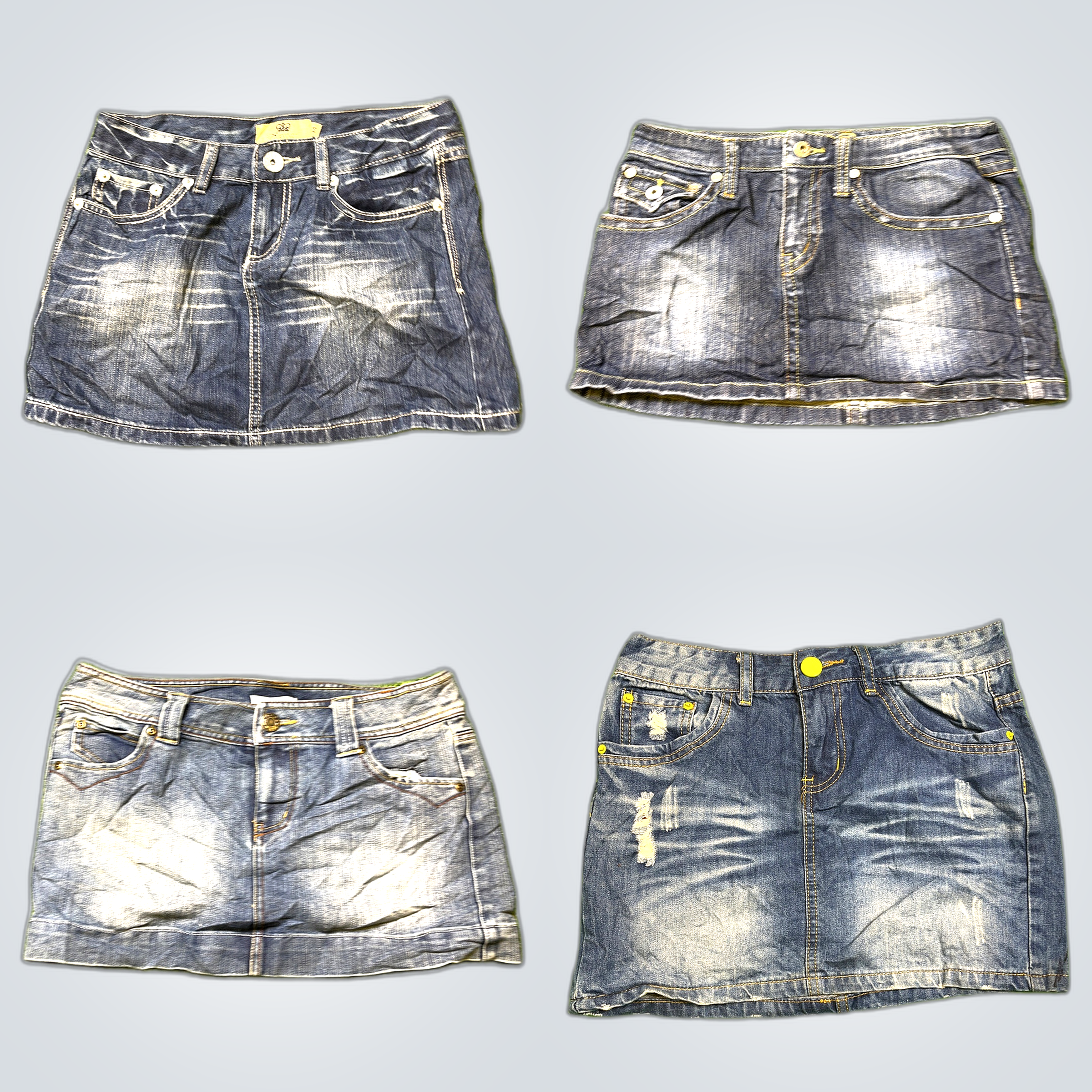 Y2K Denim Mini Skirts