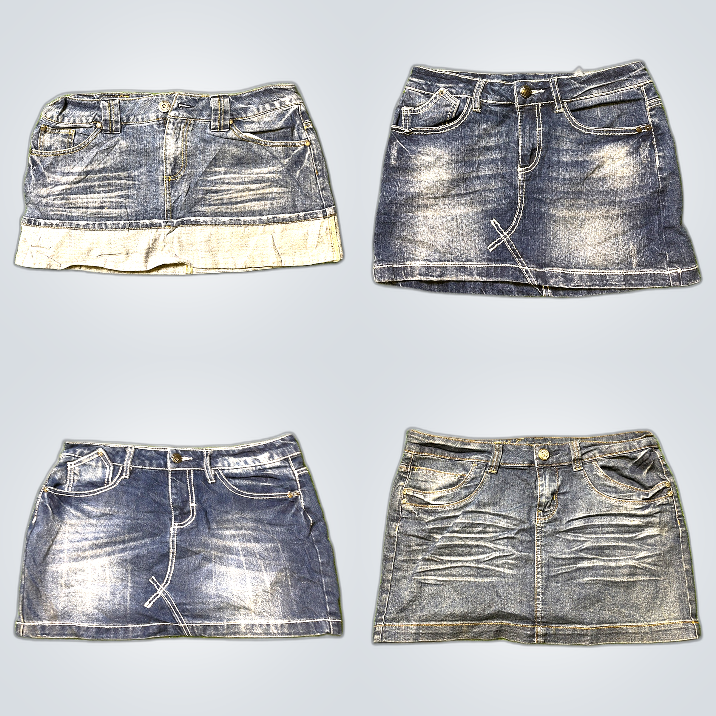 7 For All Mankind Denimrock-Bundle - 7 Denim-Minir..