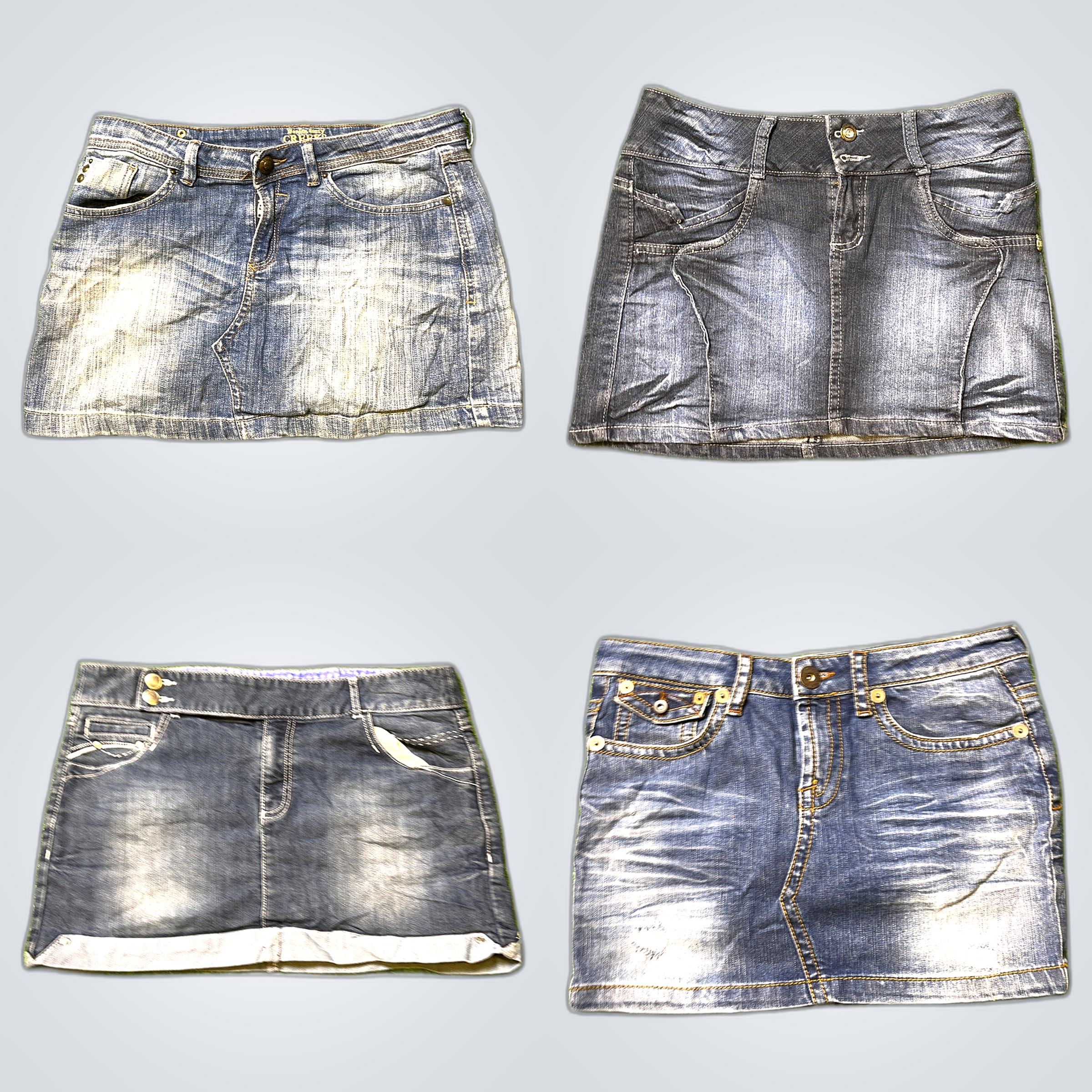 Ensemble de jupes en denim - 7 pièces mélange des ..