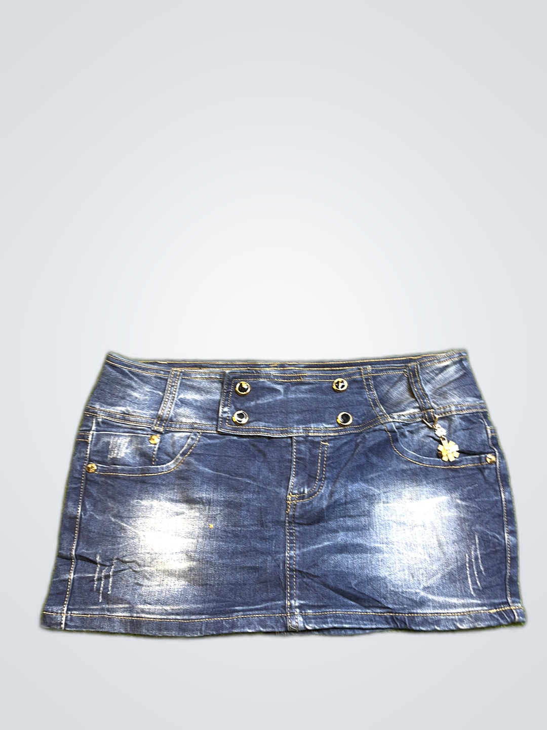 Jupe en denim Miss Bourbon