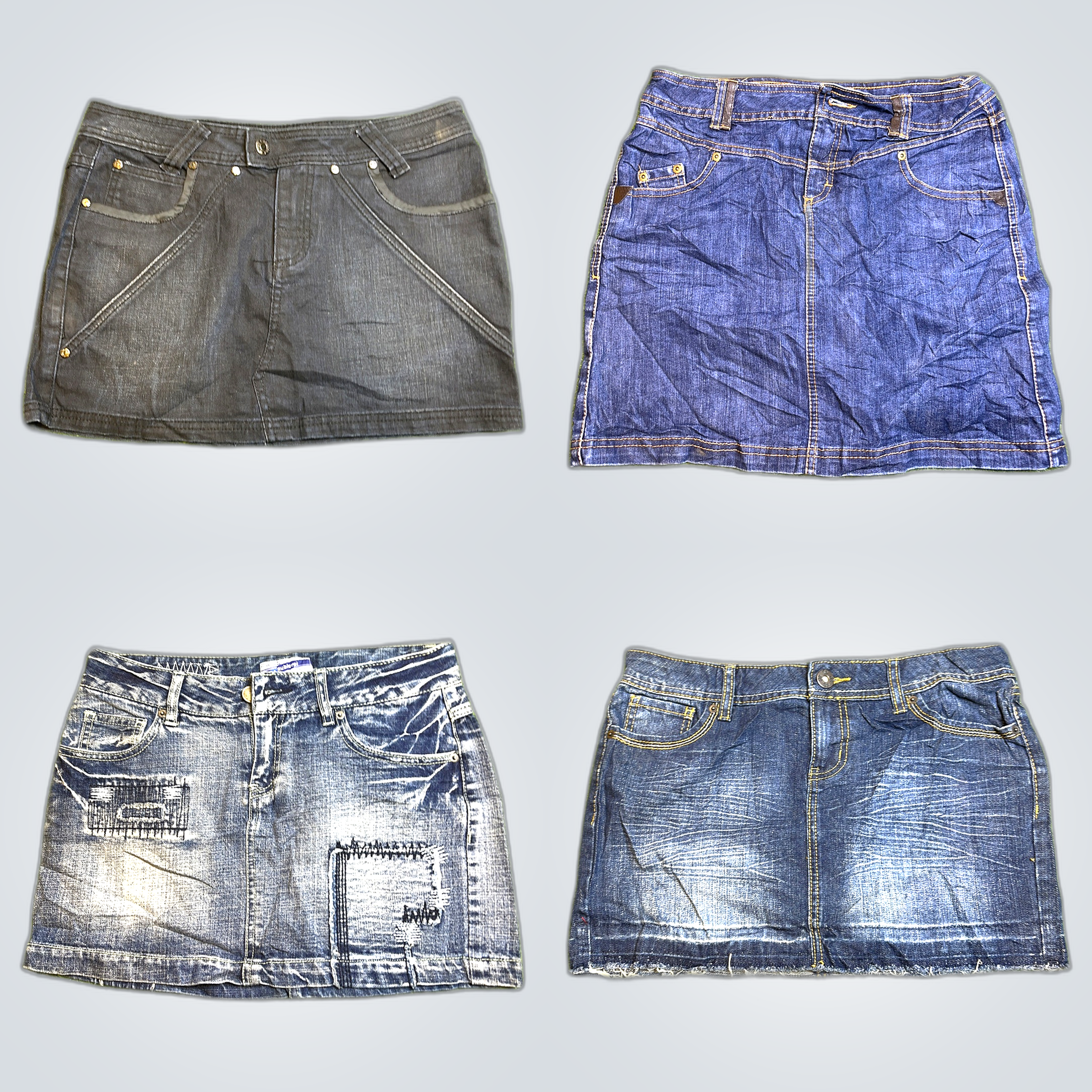 Denim Skirt Bundle - Abby, ONLY, Bongo & More Mini..