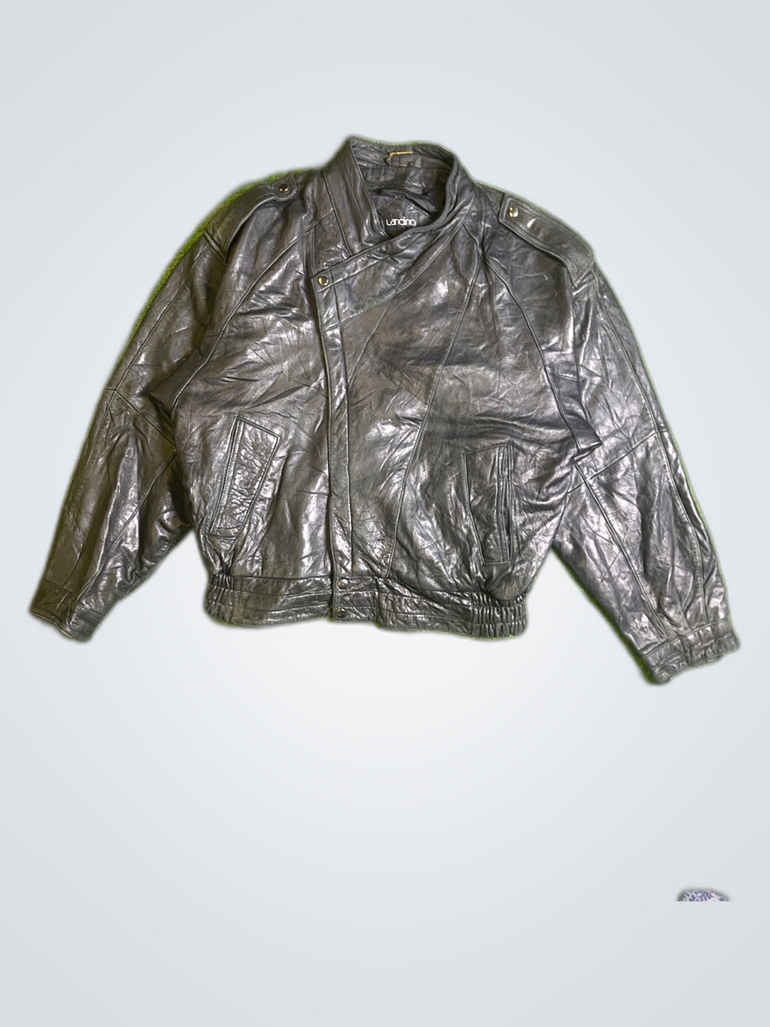 Jaqueta de Couro Preta