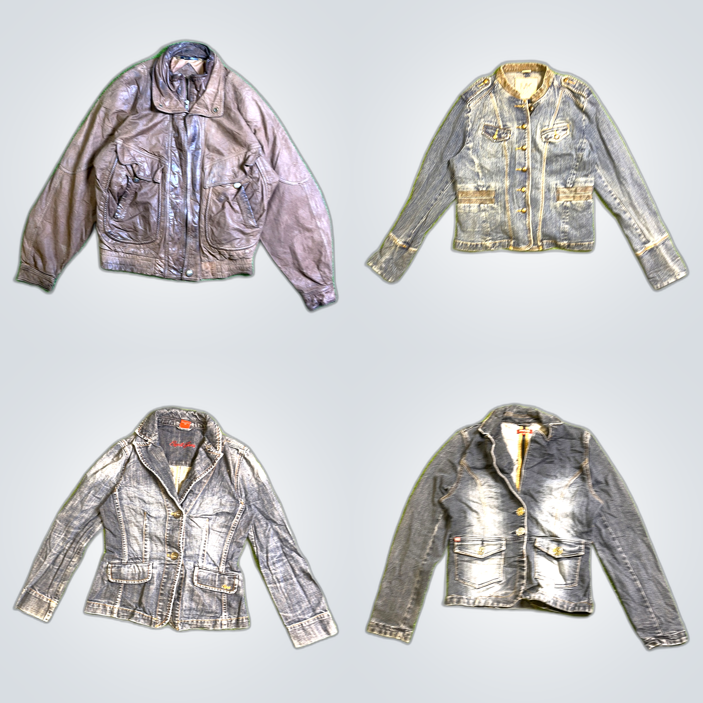 Denim- und Lederjacken-Bundle - Mina, Guess, Micha..