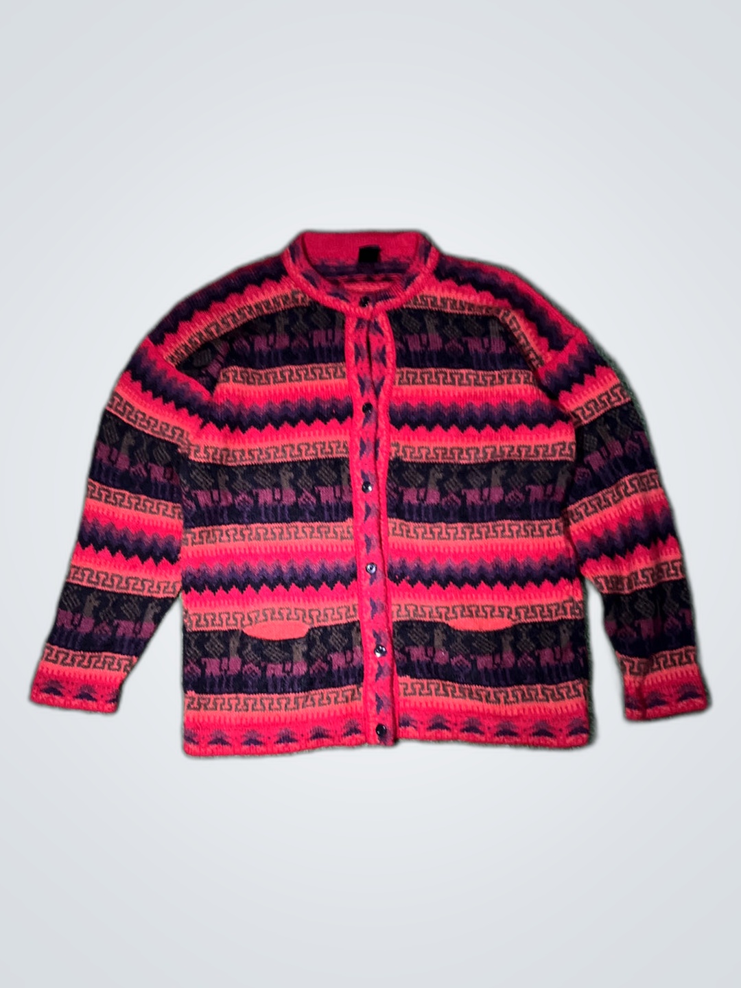 Roter Strickpullover