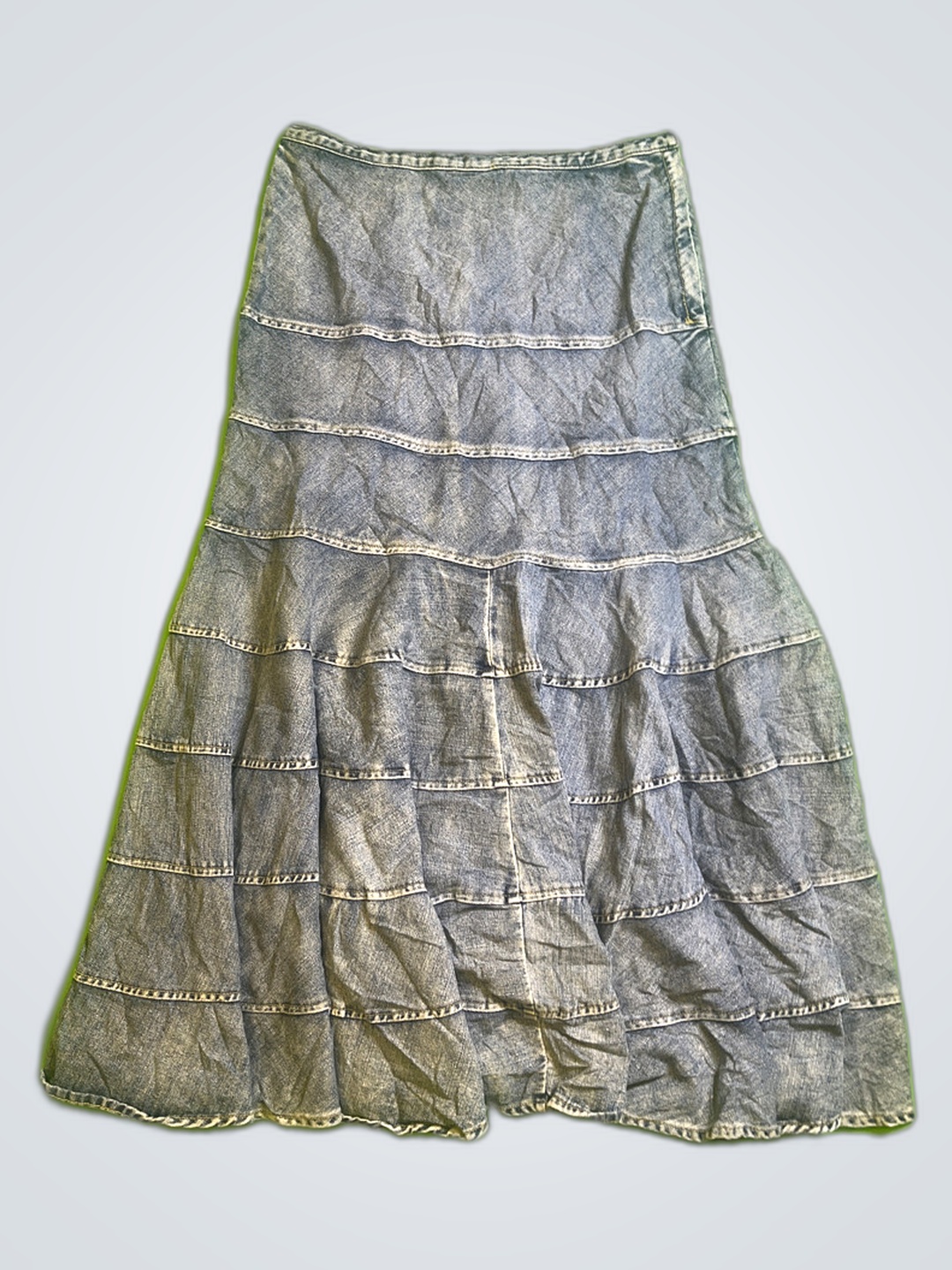 Jeanology Denim ティアードスカート