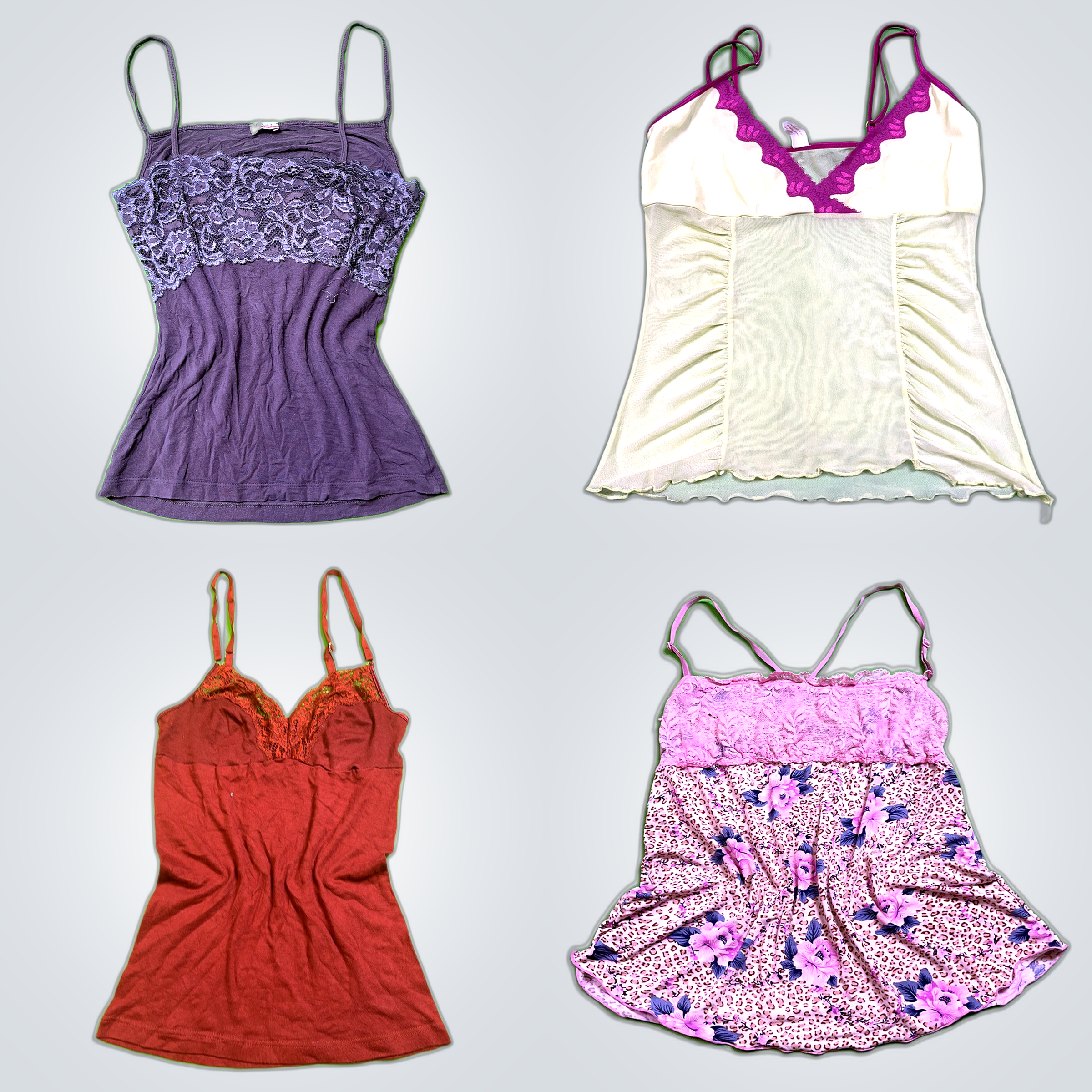 Camisetas com Renda Y2K