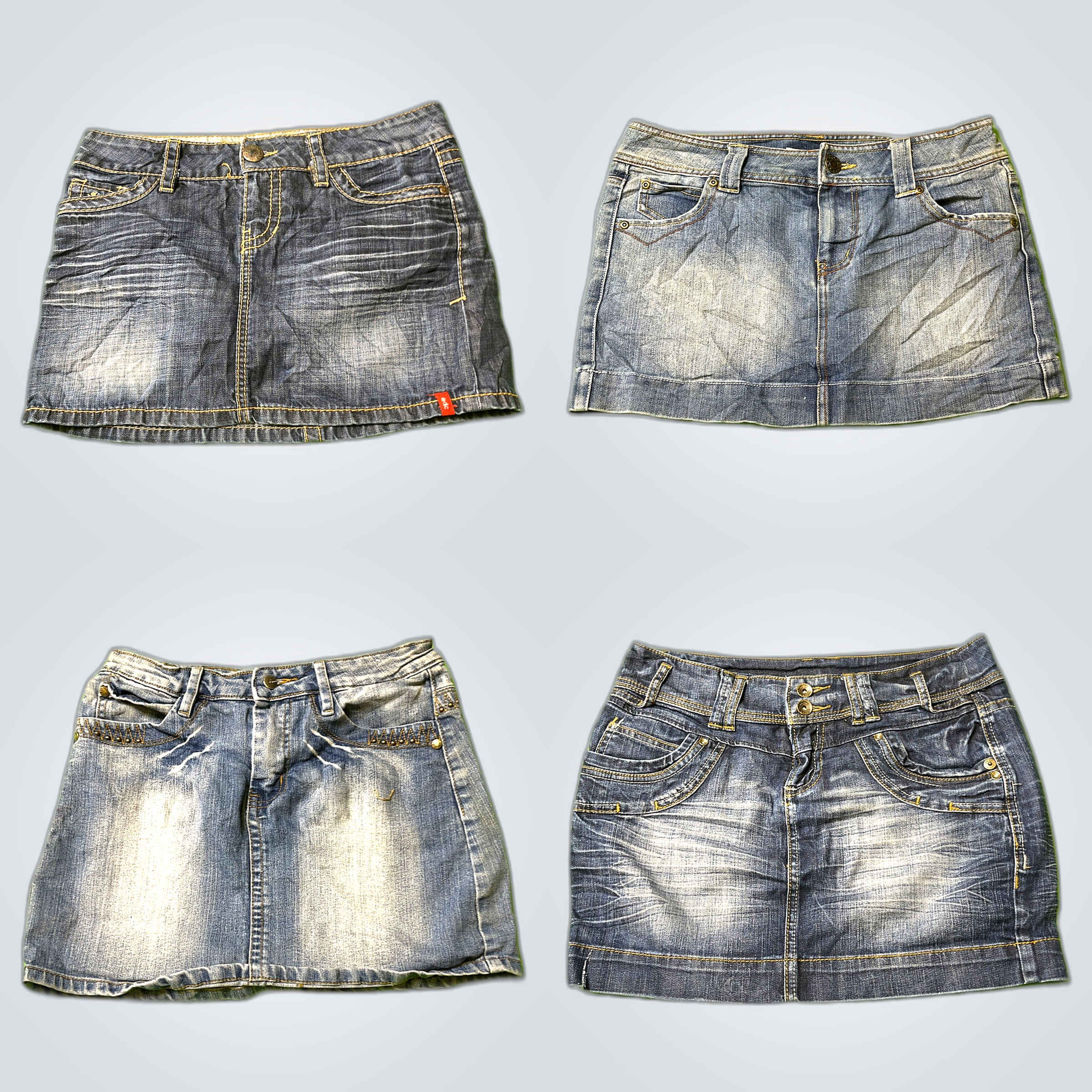 Pacote de Saias de Denim Y2K