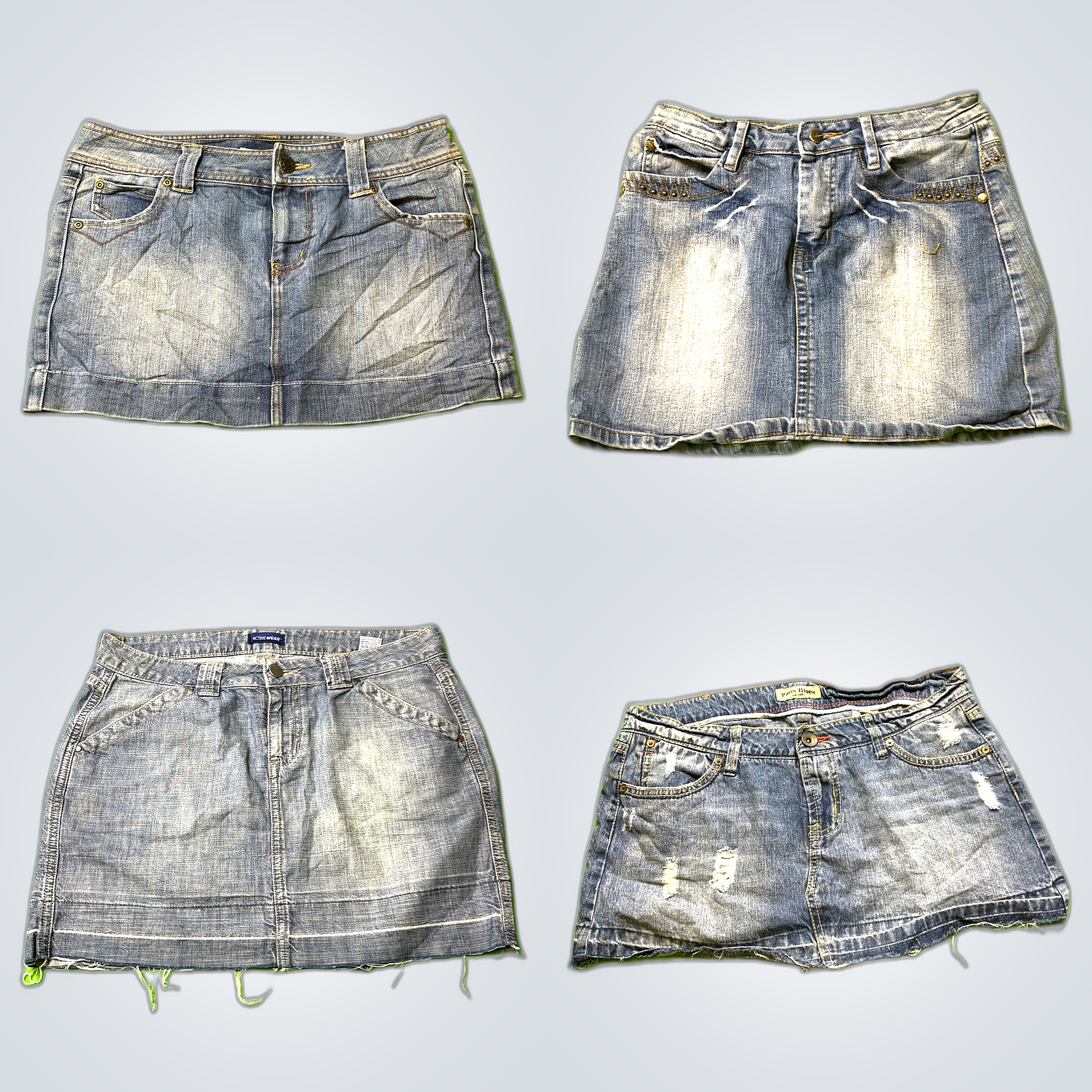 Jupes mini en denim Y2K