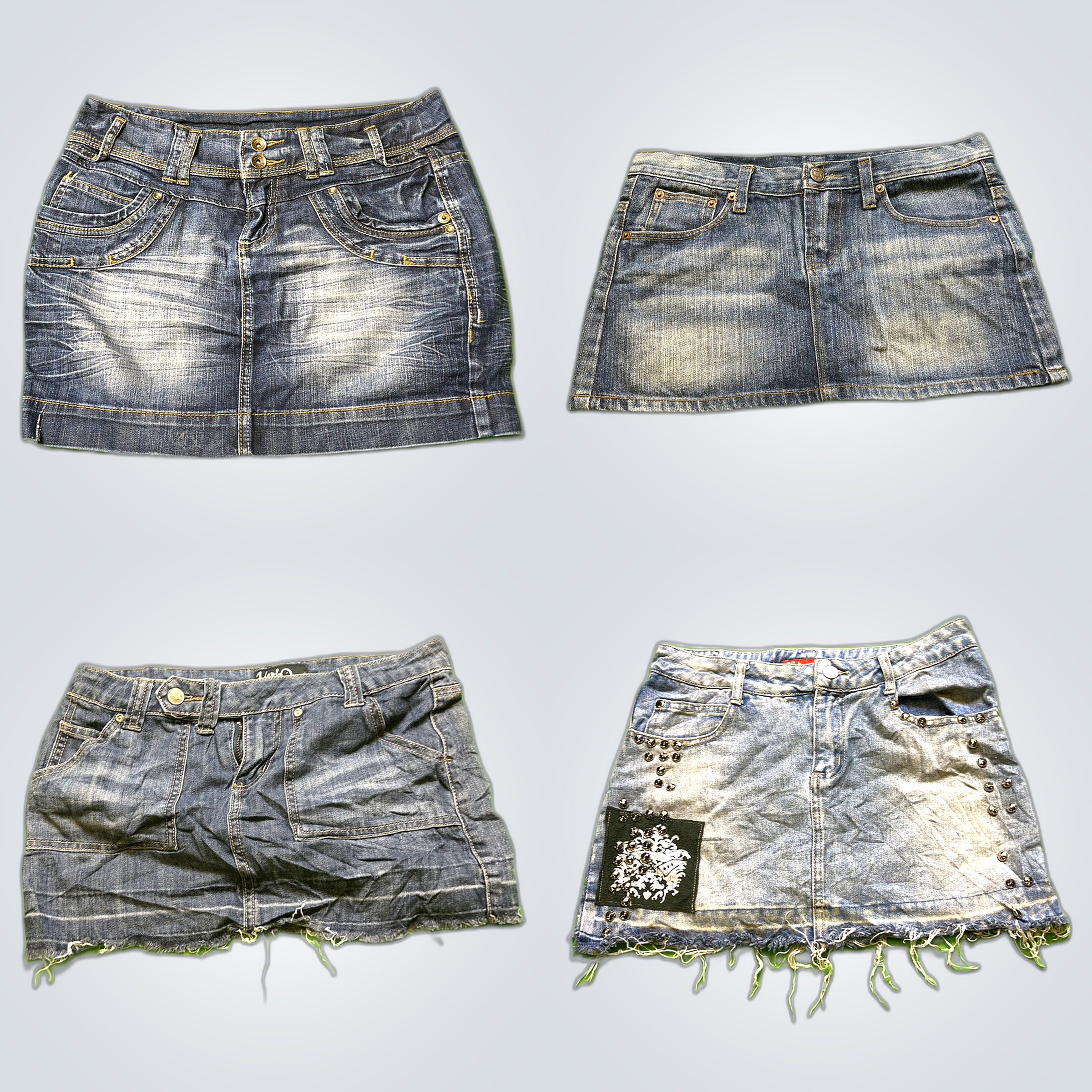 Jupes mini en denim Y2K