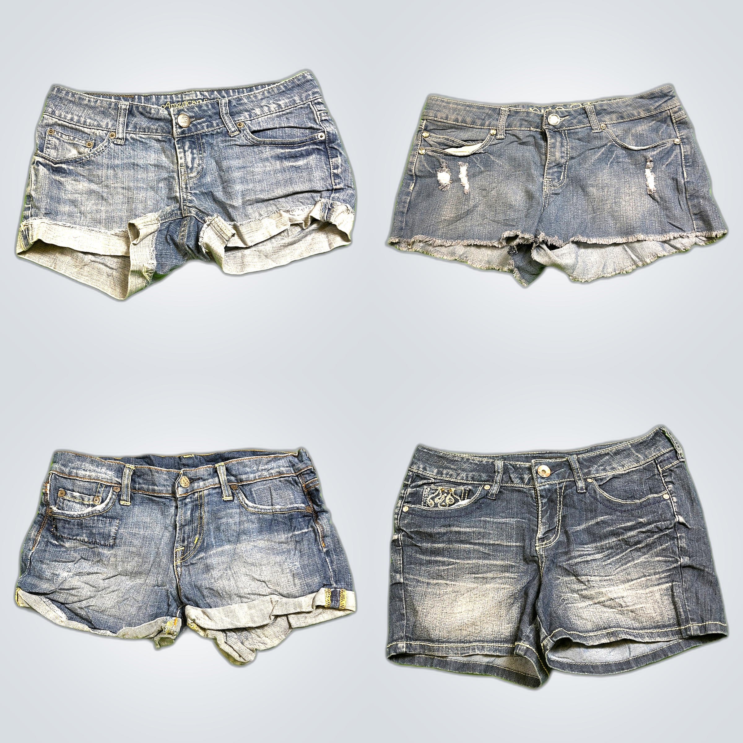 Y2K Denim Shorts Bundle