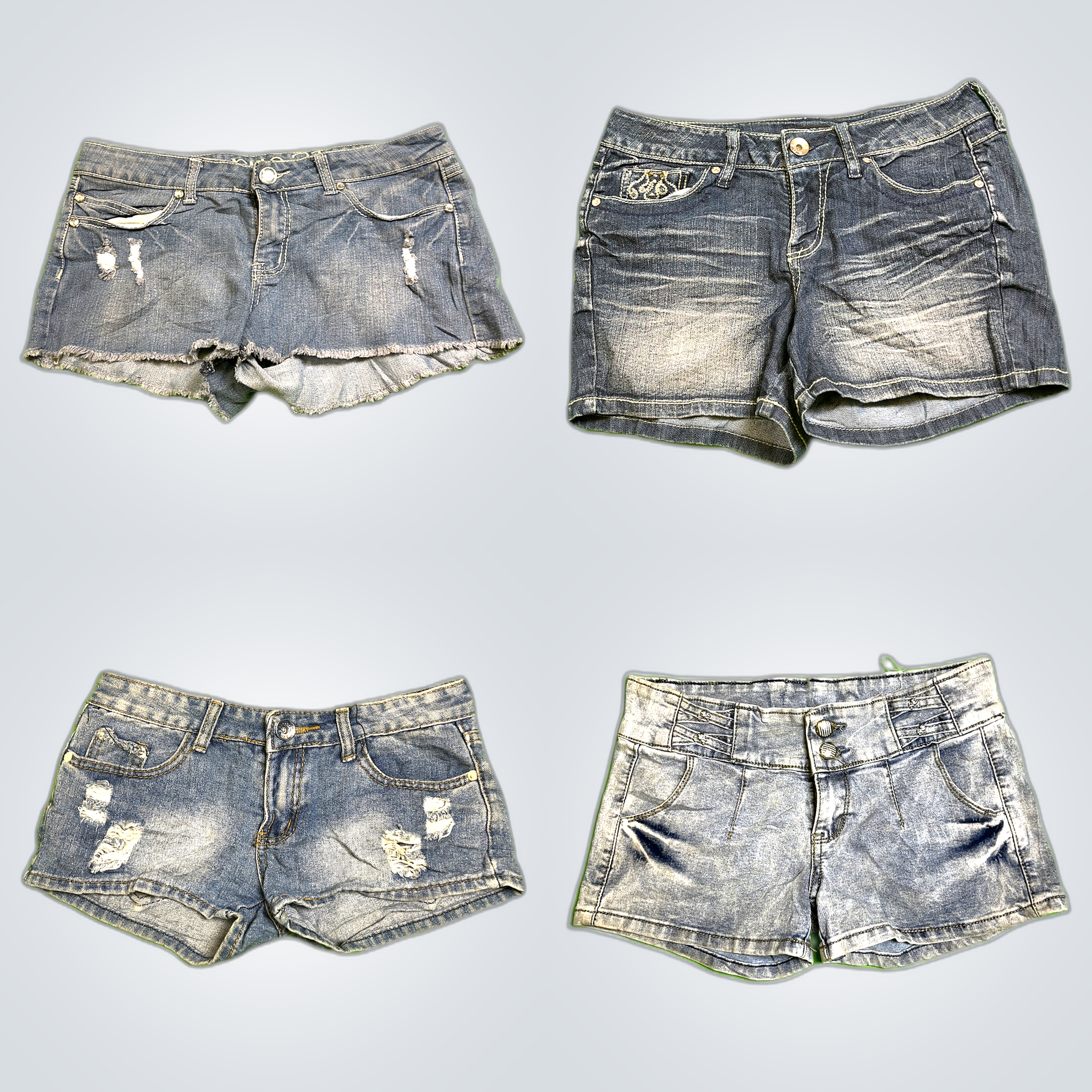Y2K Denim Shorts Bundle