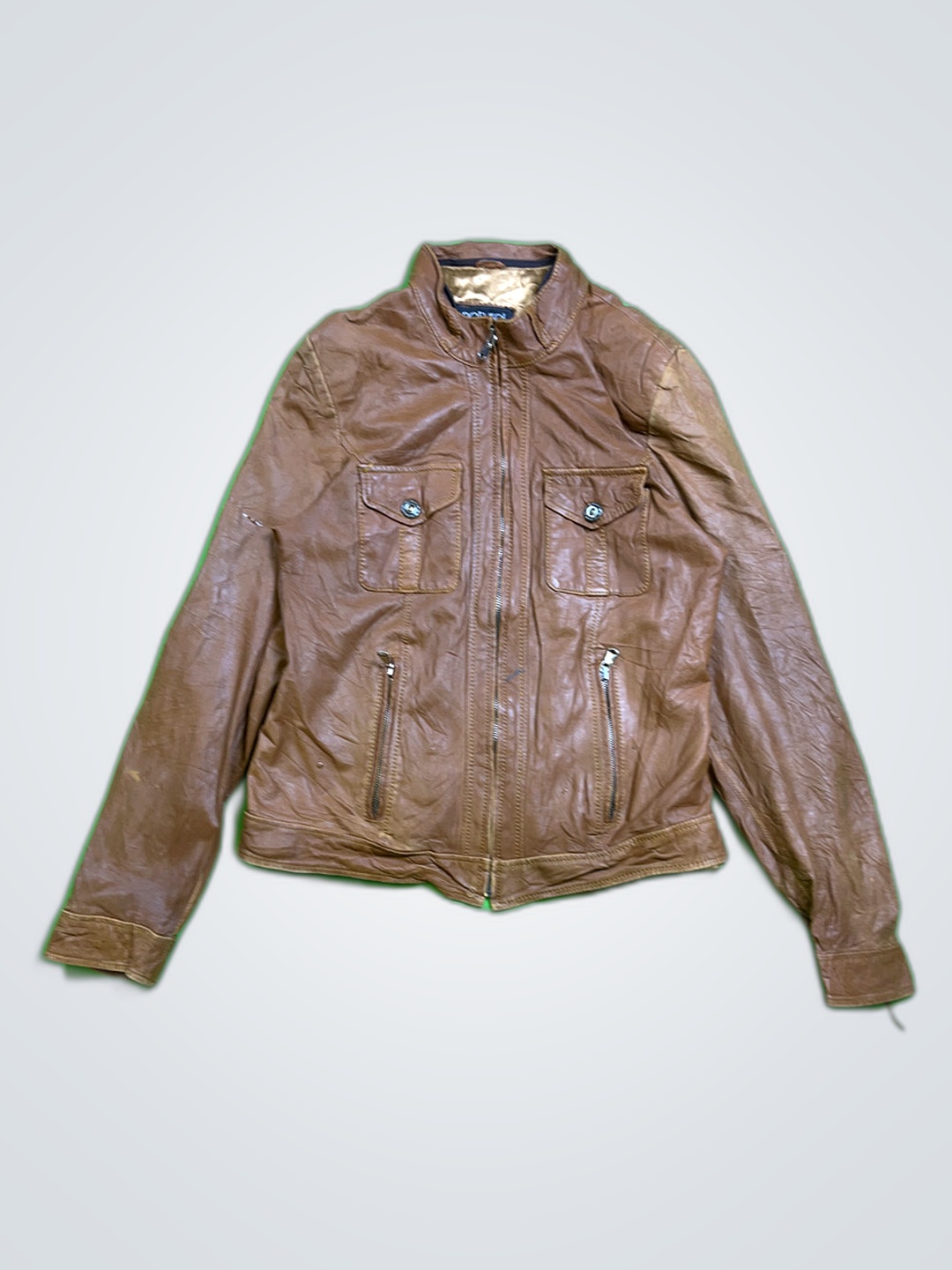Naturel Leather Jacket
