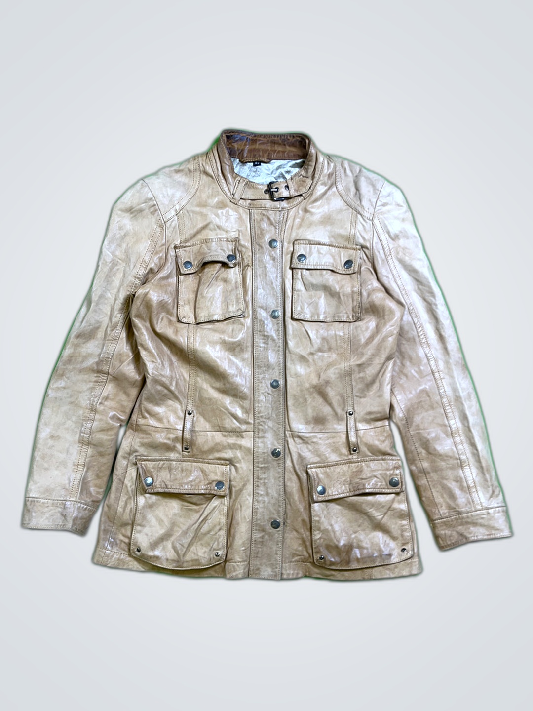 Mauritius Tan Leather Jacket