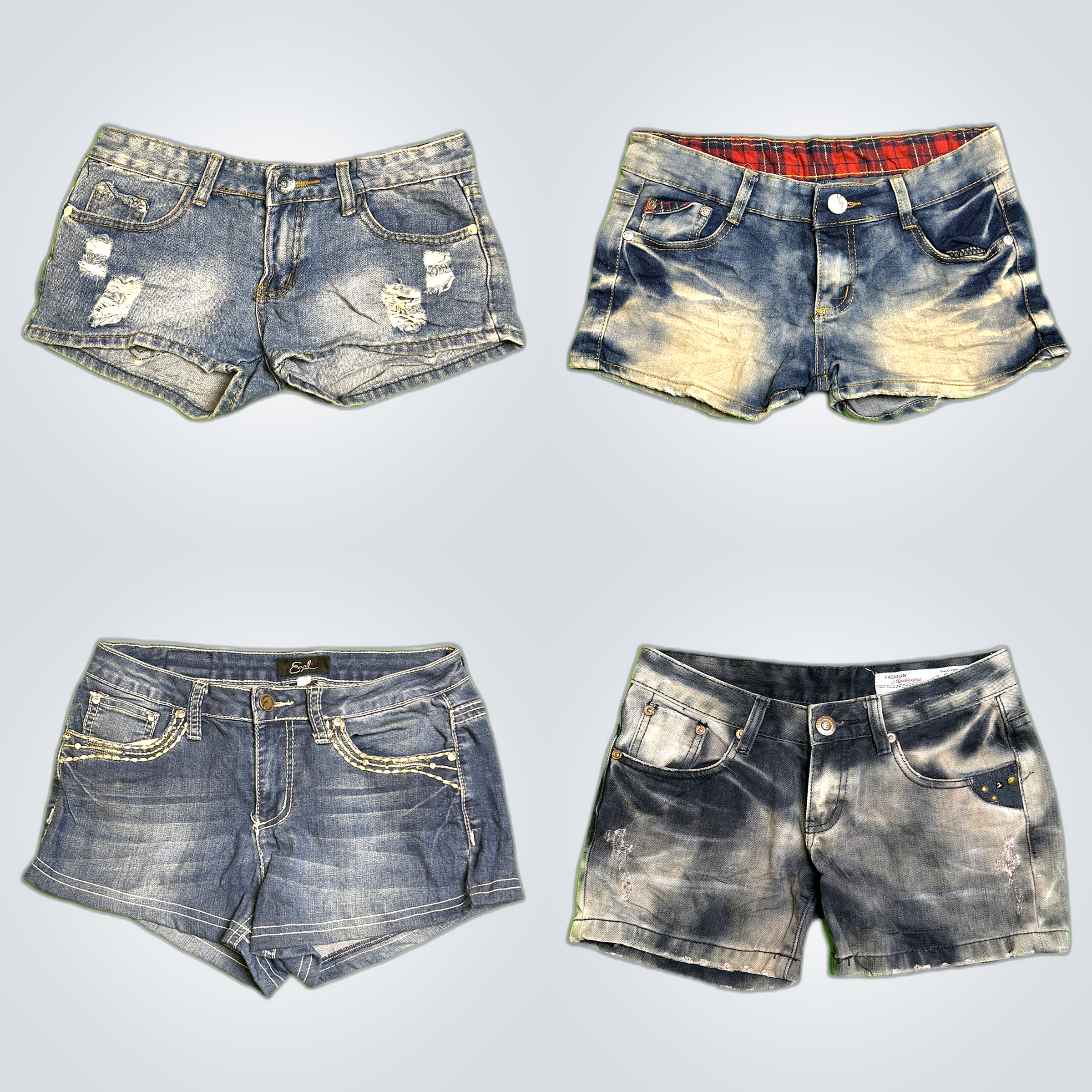 Y2K Jean Shorts Bundle