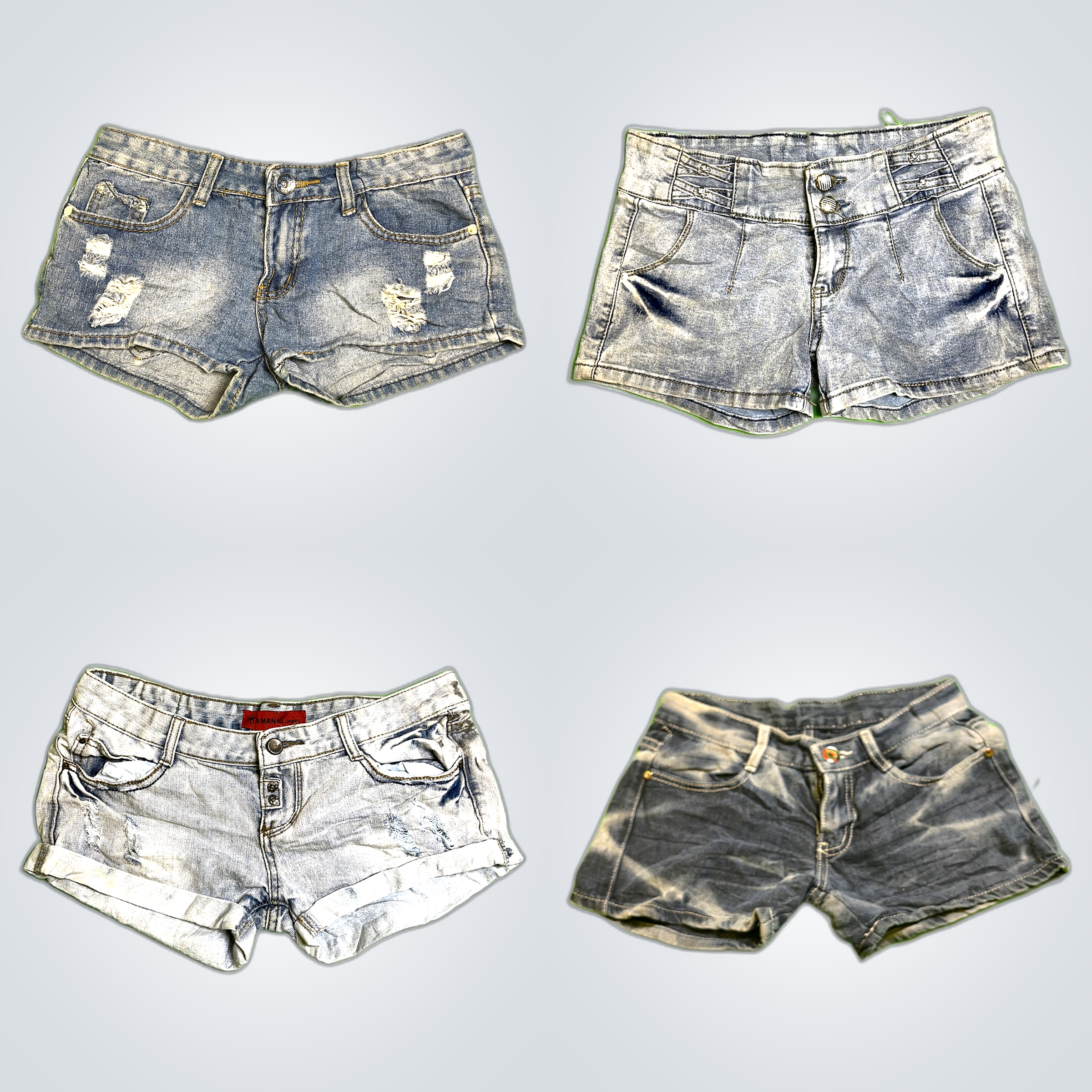 Y2K Denim Shorts Bundle