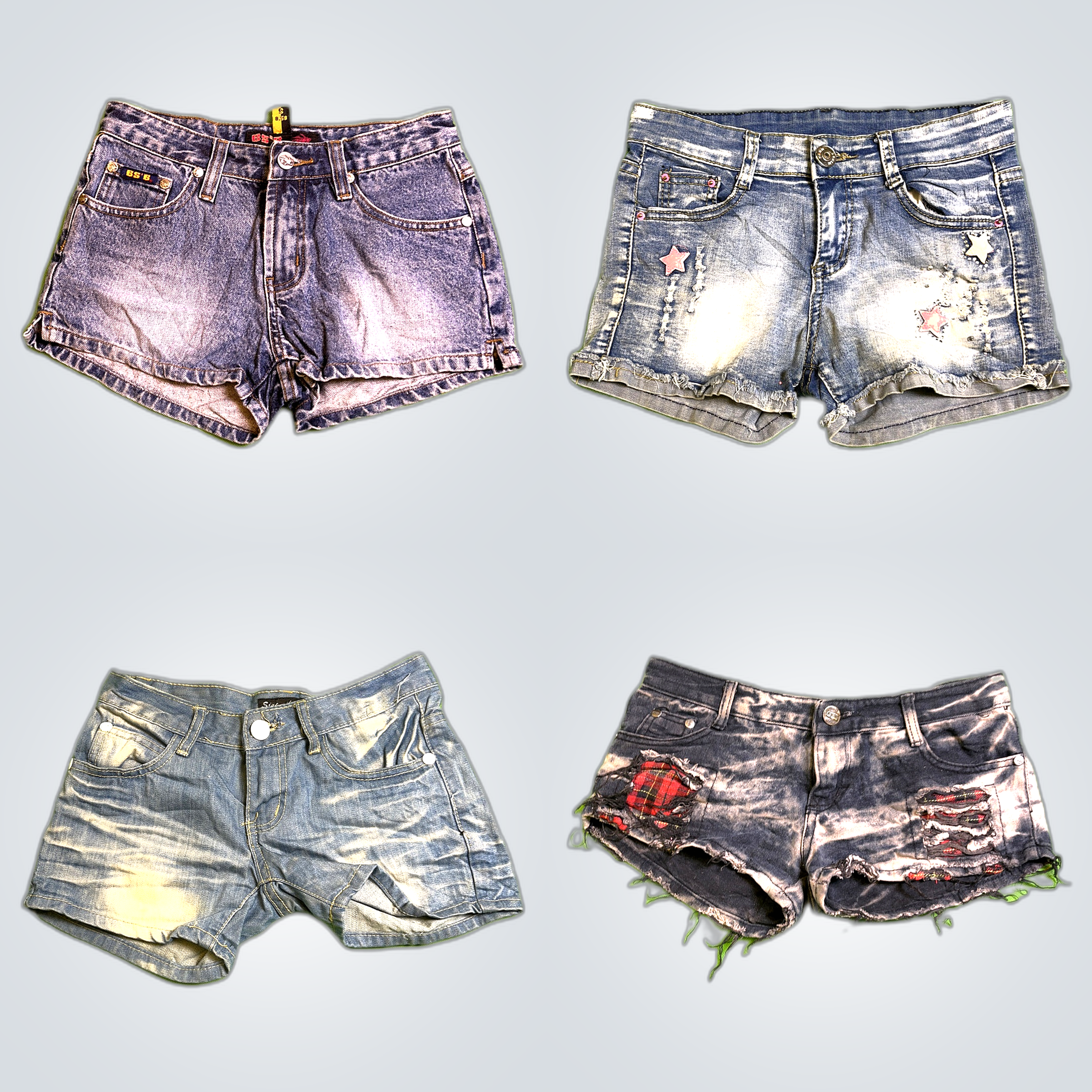 Y2K Jean Shorts Bundle