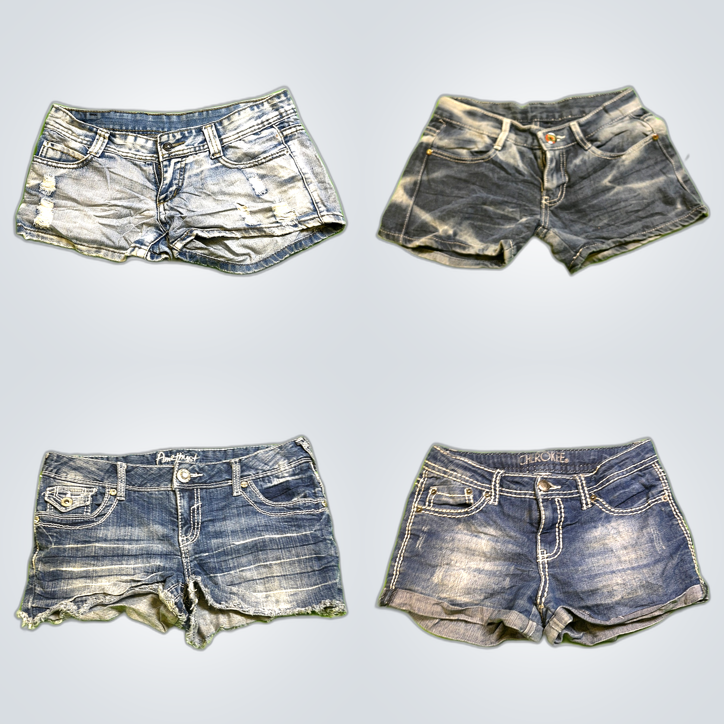 Y2K Denim Shorts Bundle