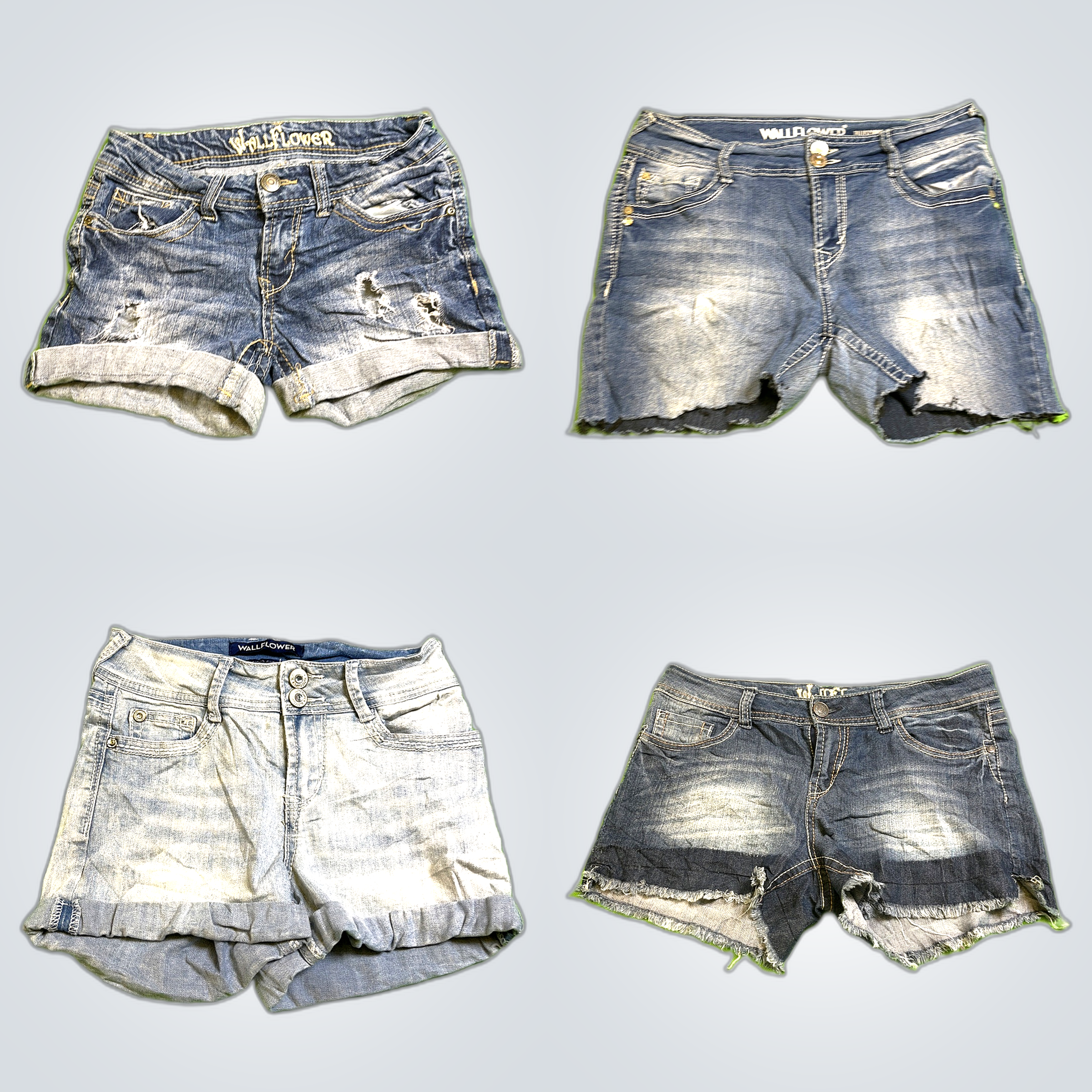 Wallflower Y2K Denim Shorts