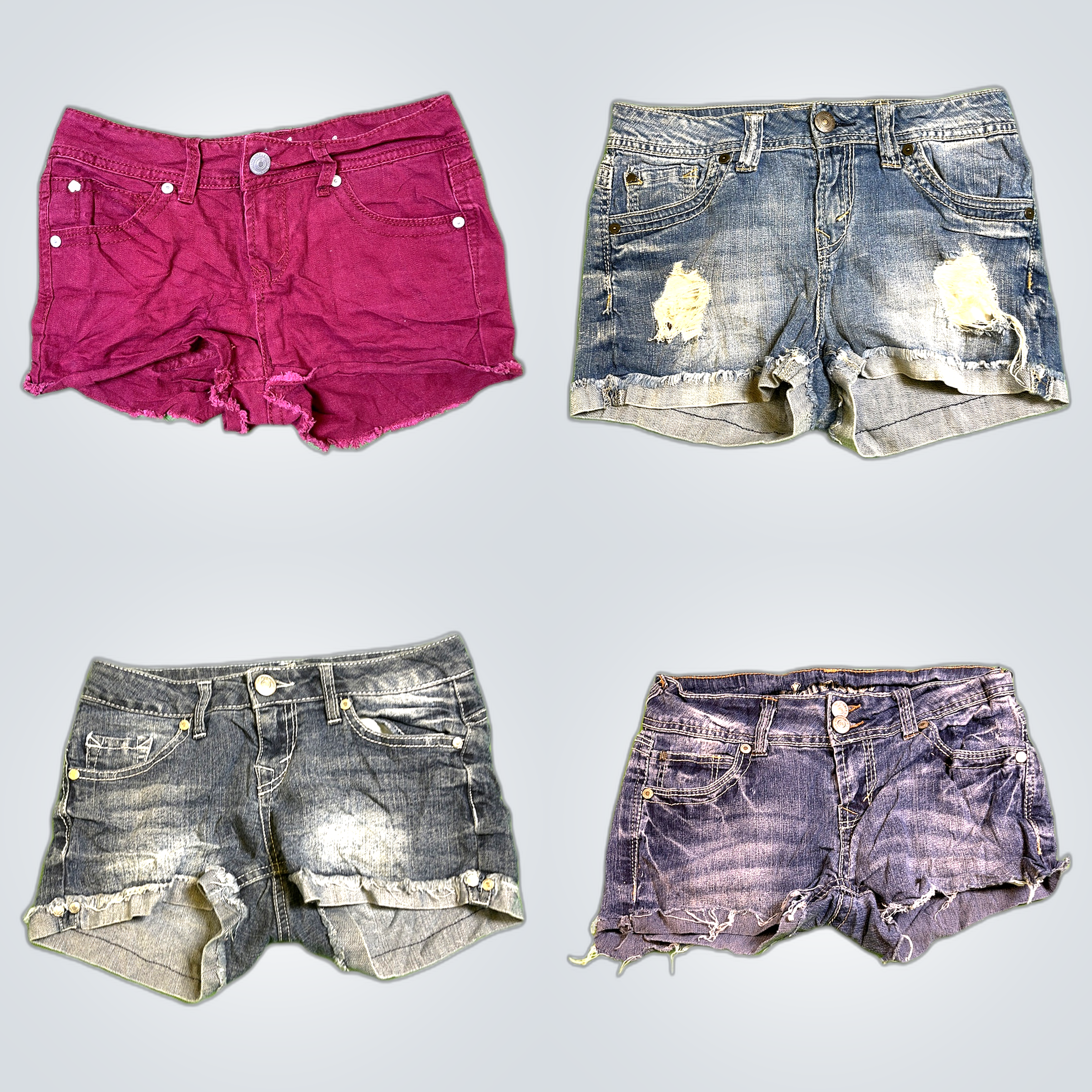 Wallflower Y2K Denim Shorts