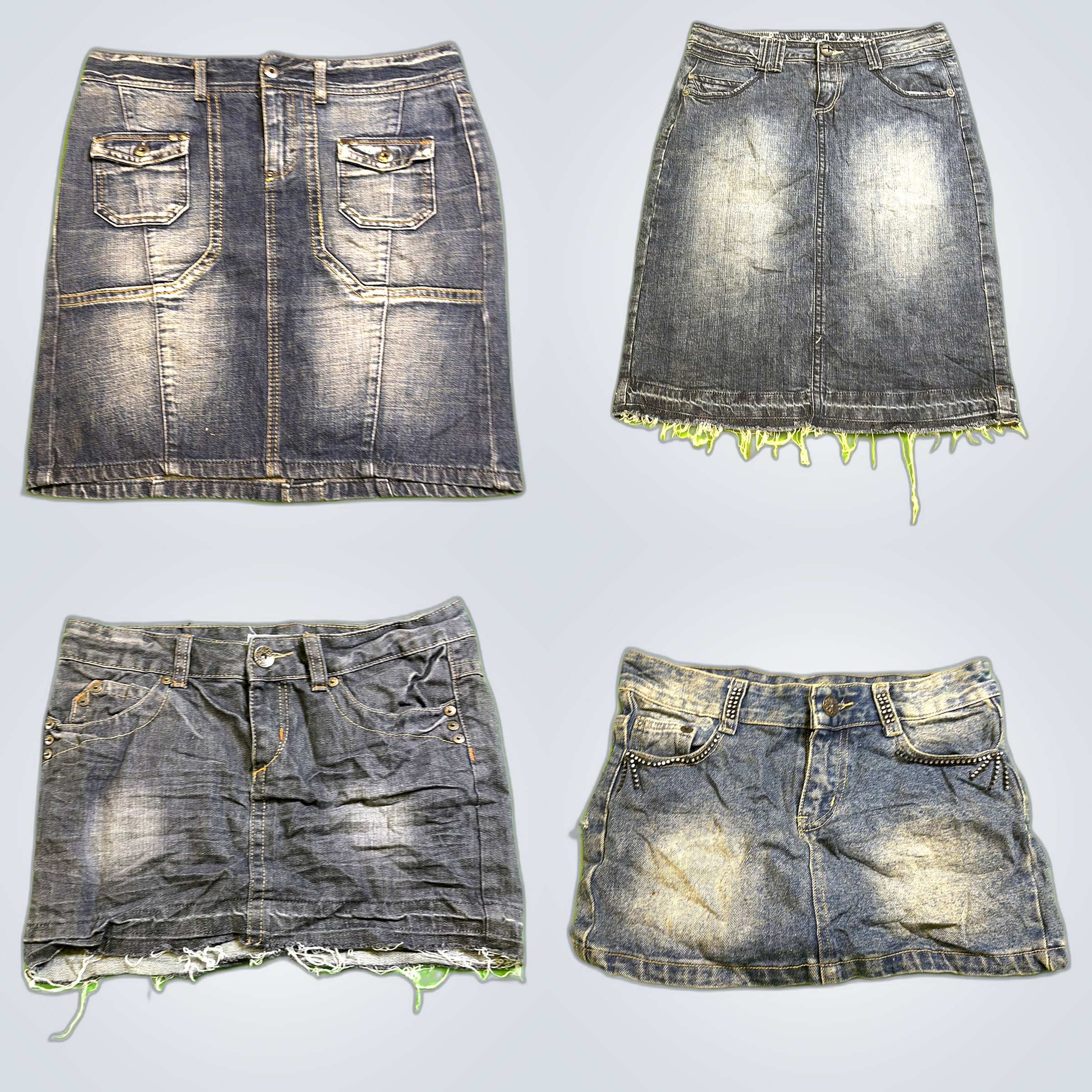 Y2K Denim Skirt Bundle