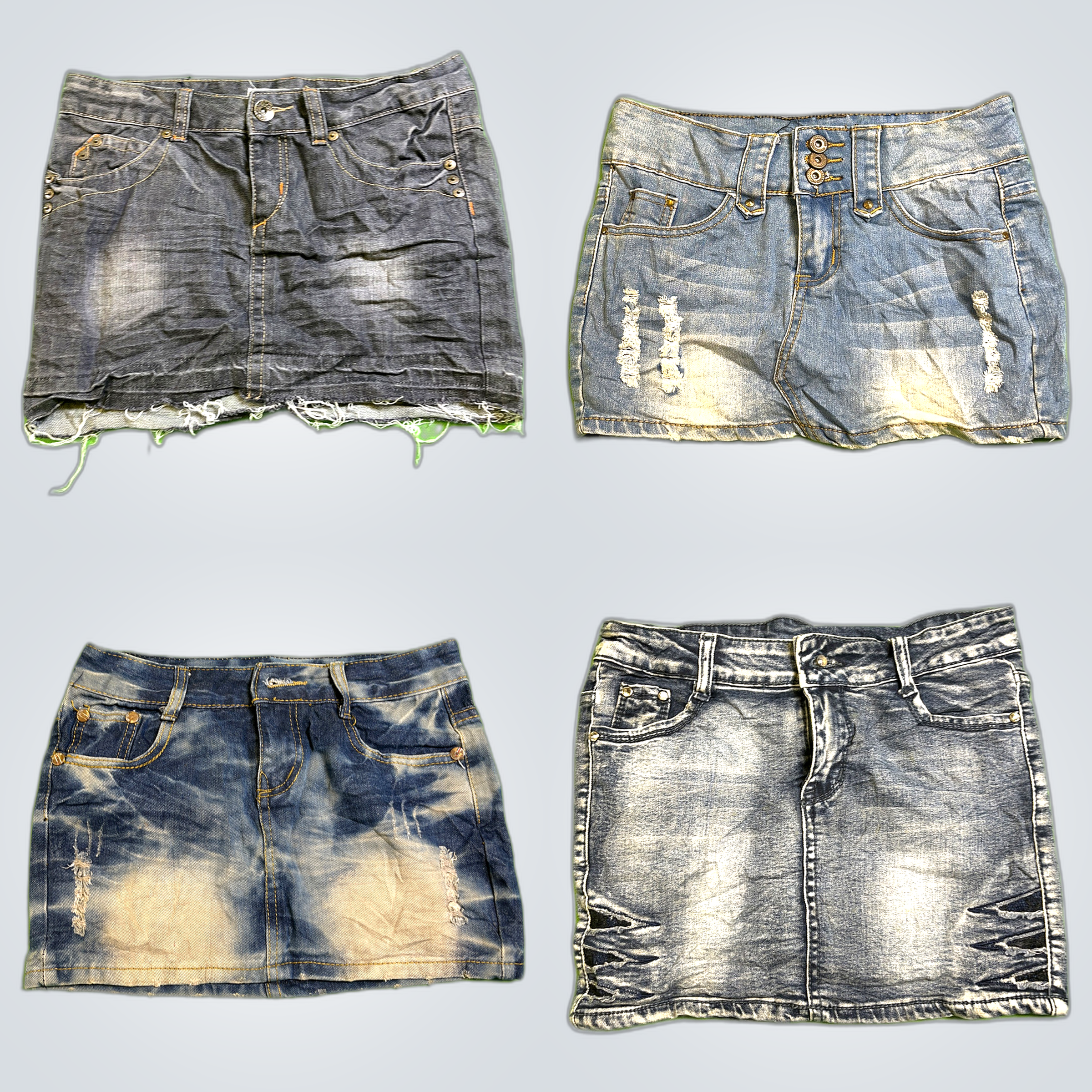 Y2K Denim Skirt Bundle