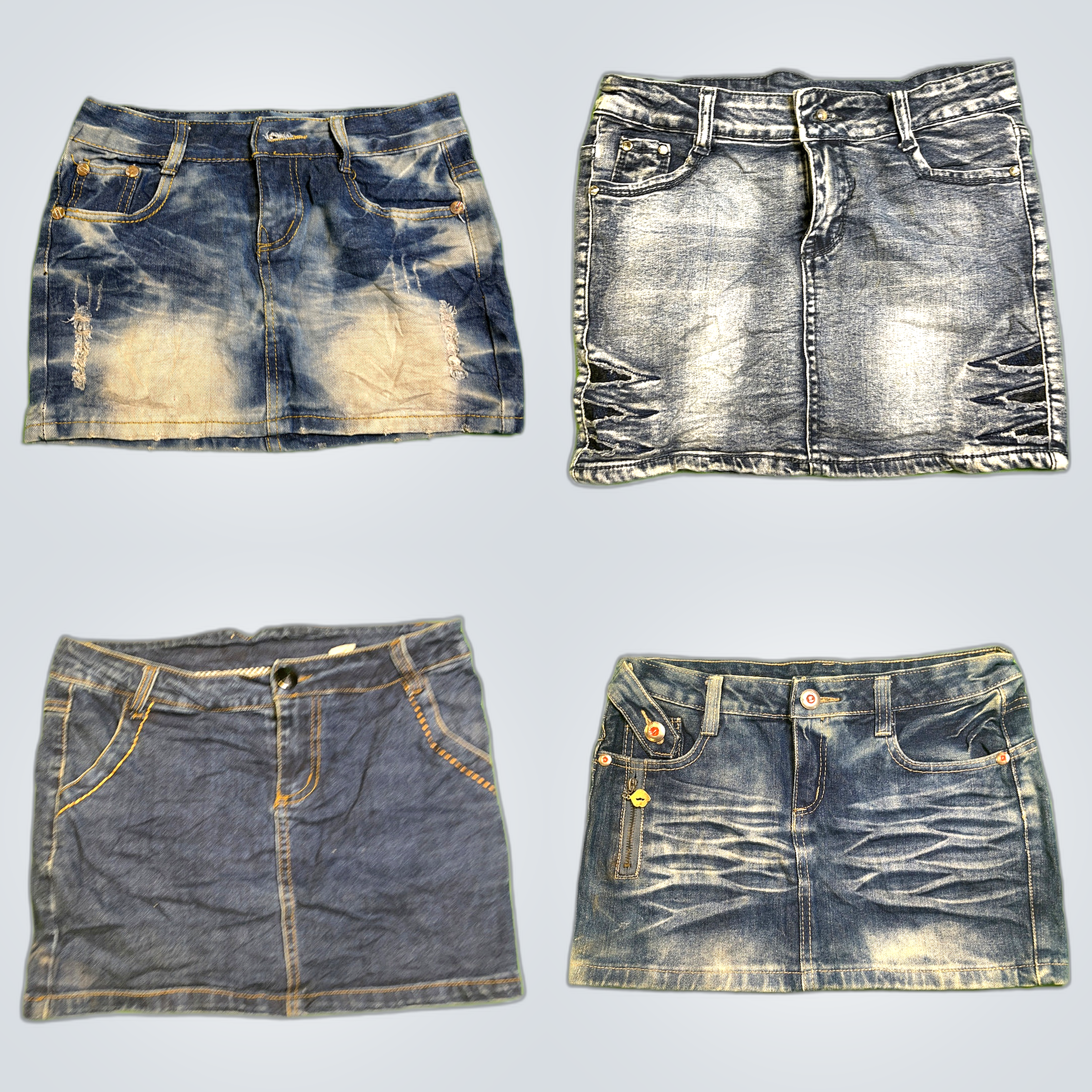 Y2K Denim Mini Skirt