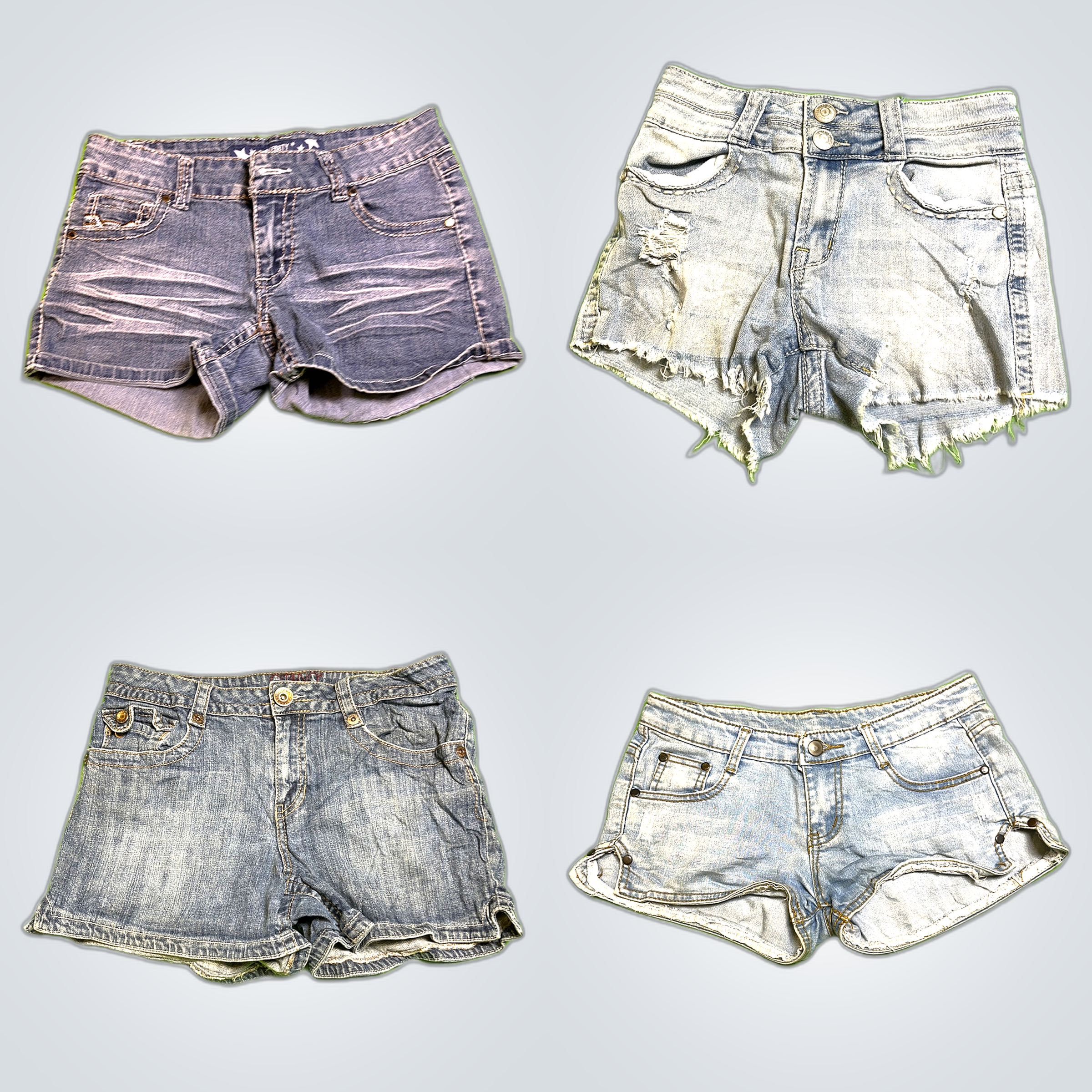 Y2K Denim Shorts Bundle