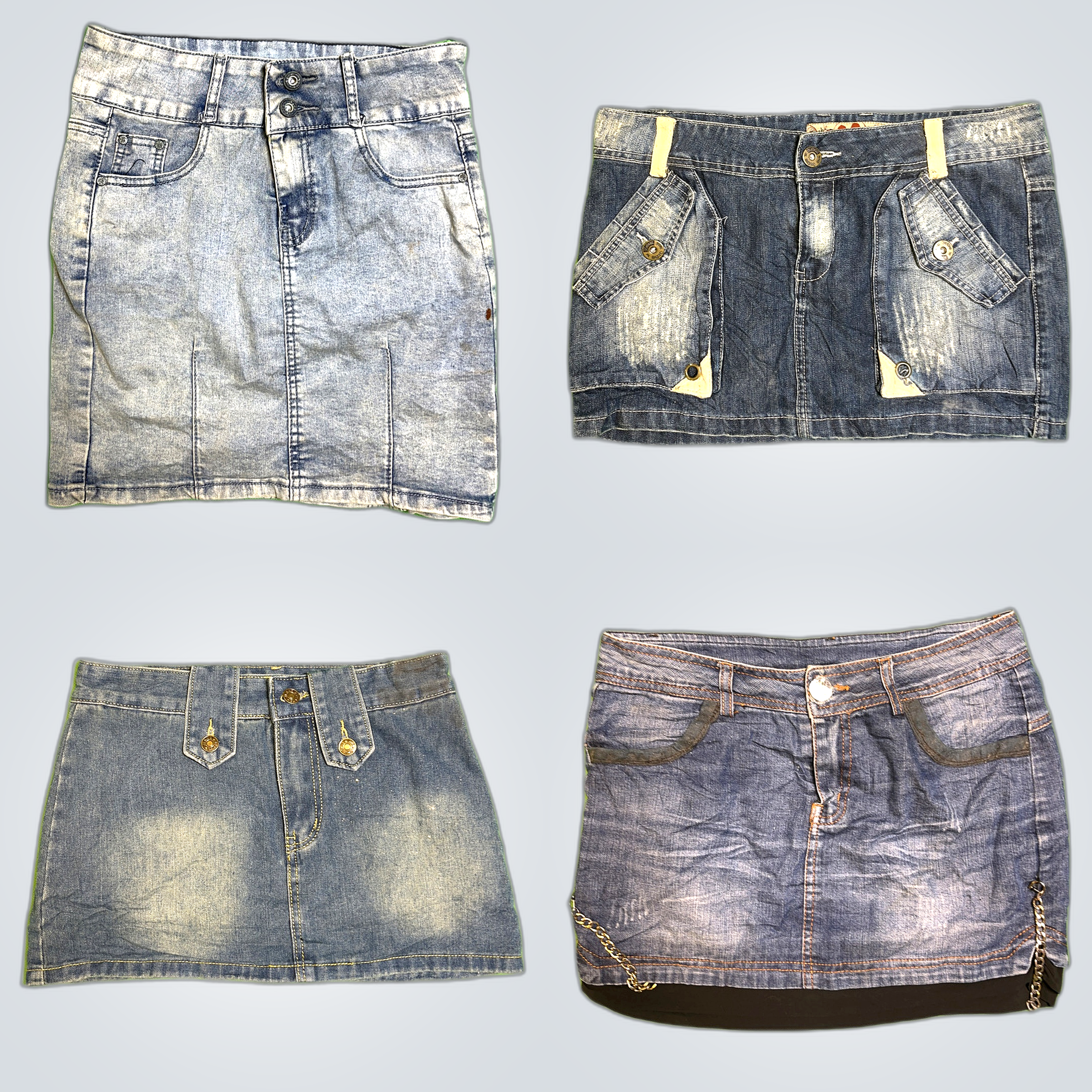 Y2K Denim Skirt Bundle