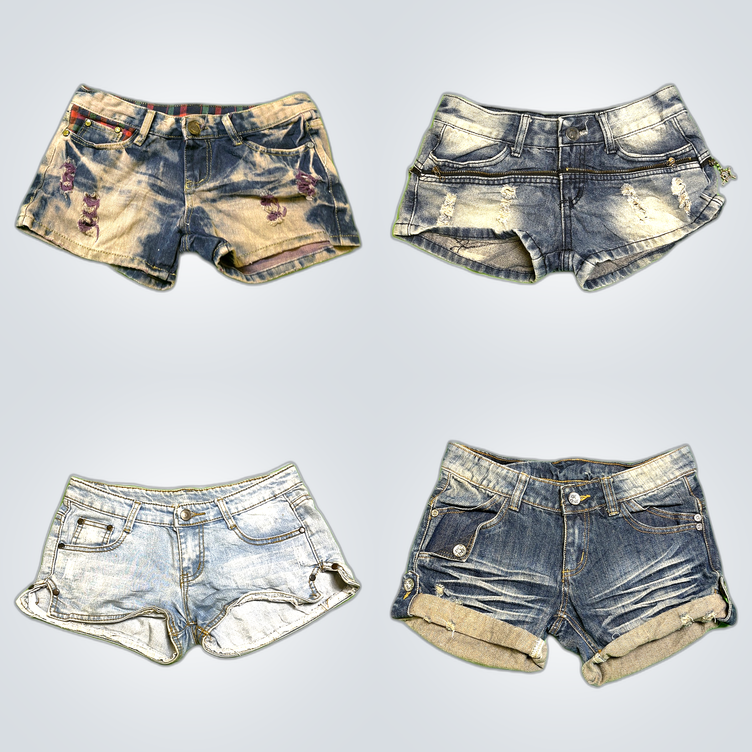 Y2K Denim Shorts Bundle