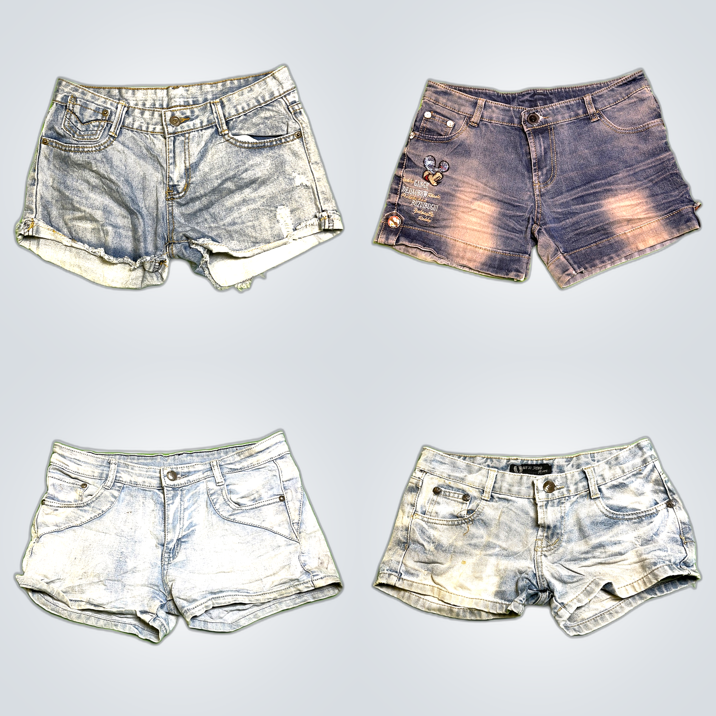Y2K Denim Shorts Bundle