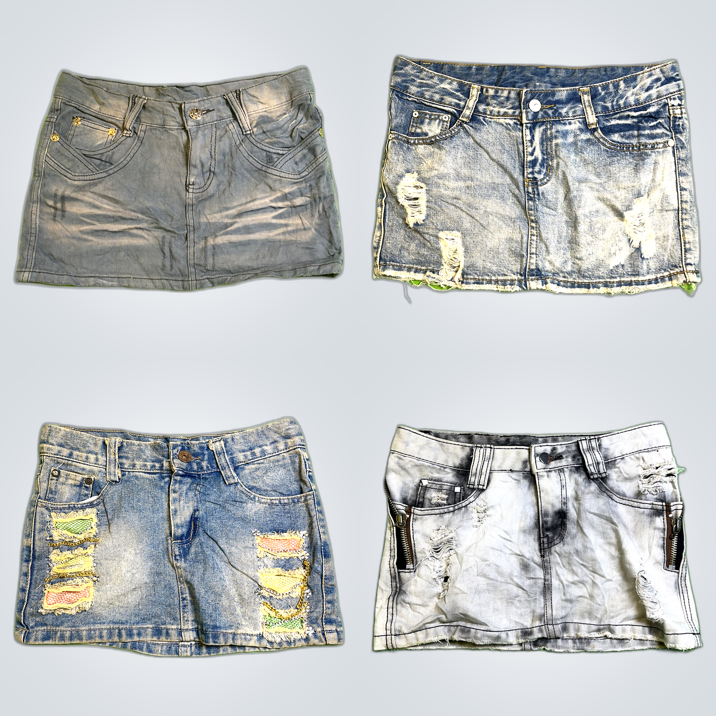 Y2K Denim Skirts Bundle