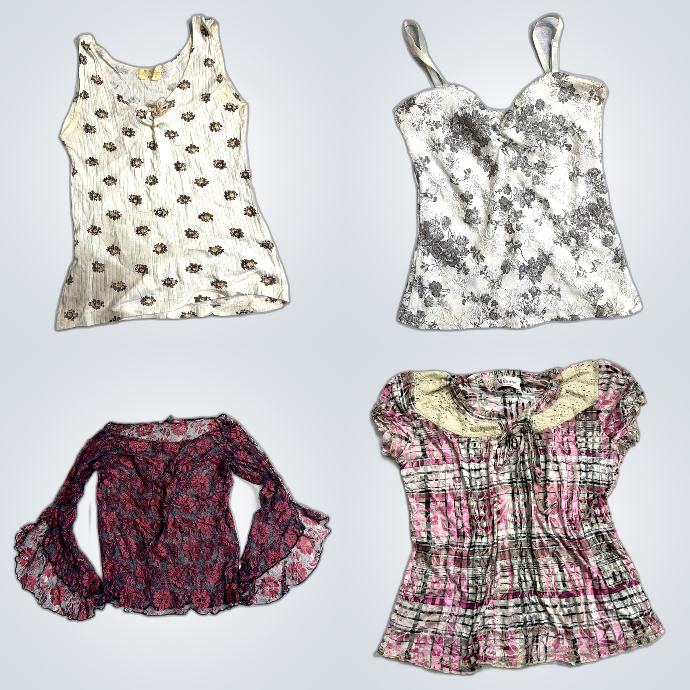 Designer-Blusen-Bundle - Mango, Armani, TEZENIS & ..