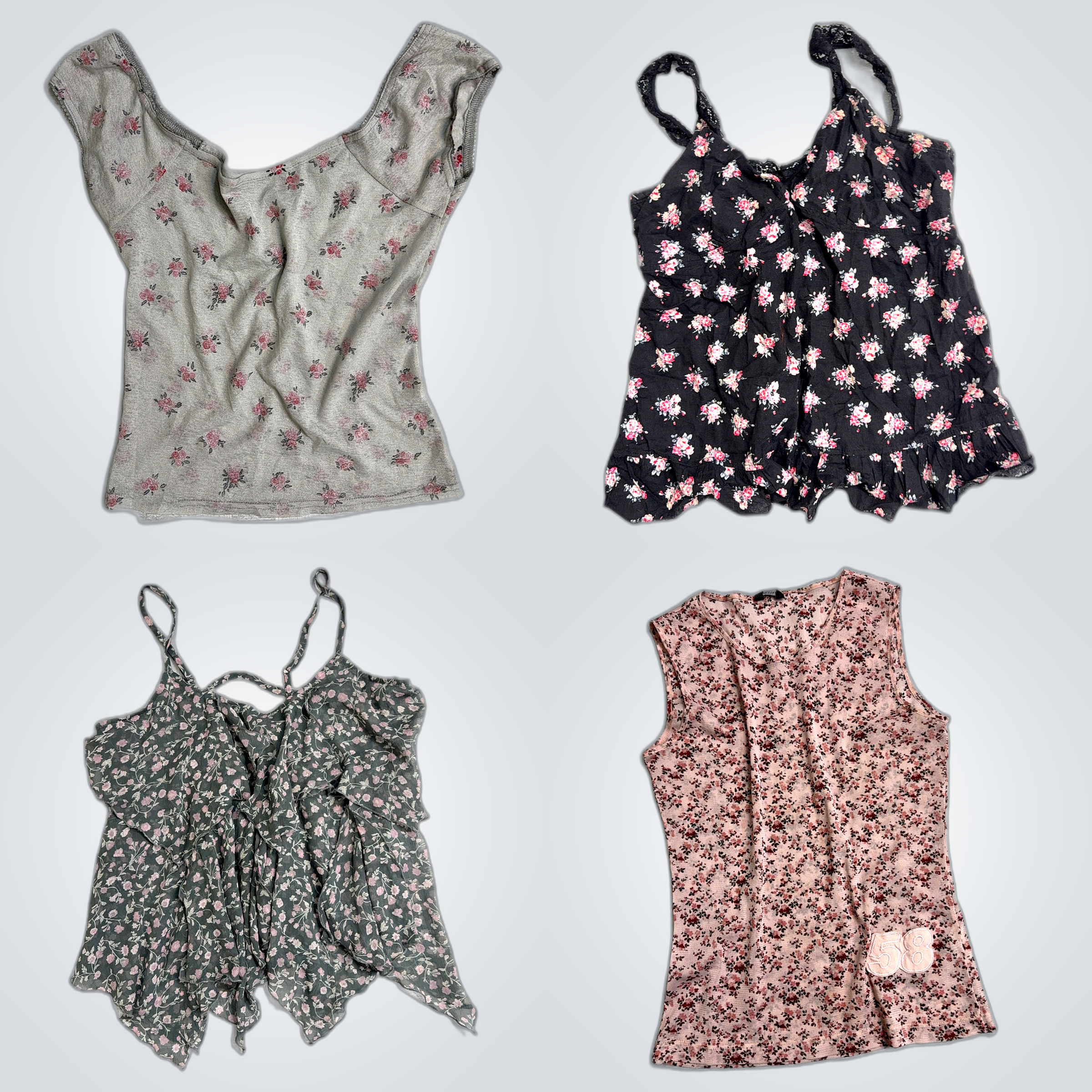 Designer & Trendy Women's Tops Bundle: Abercrombie..
