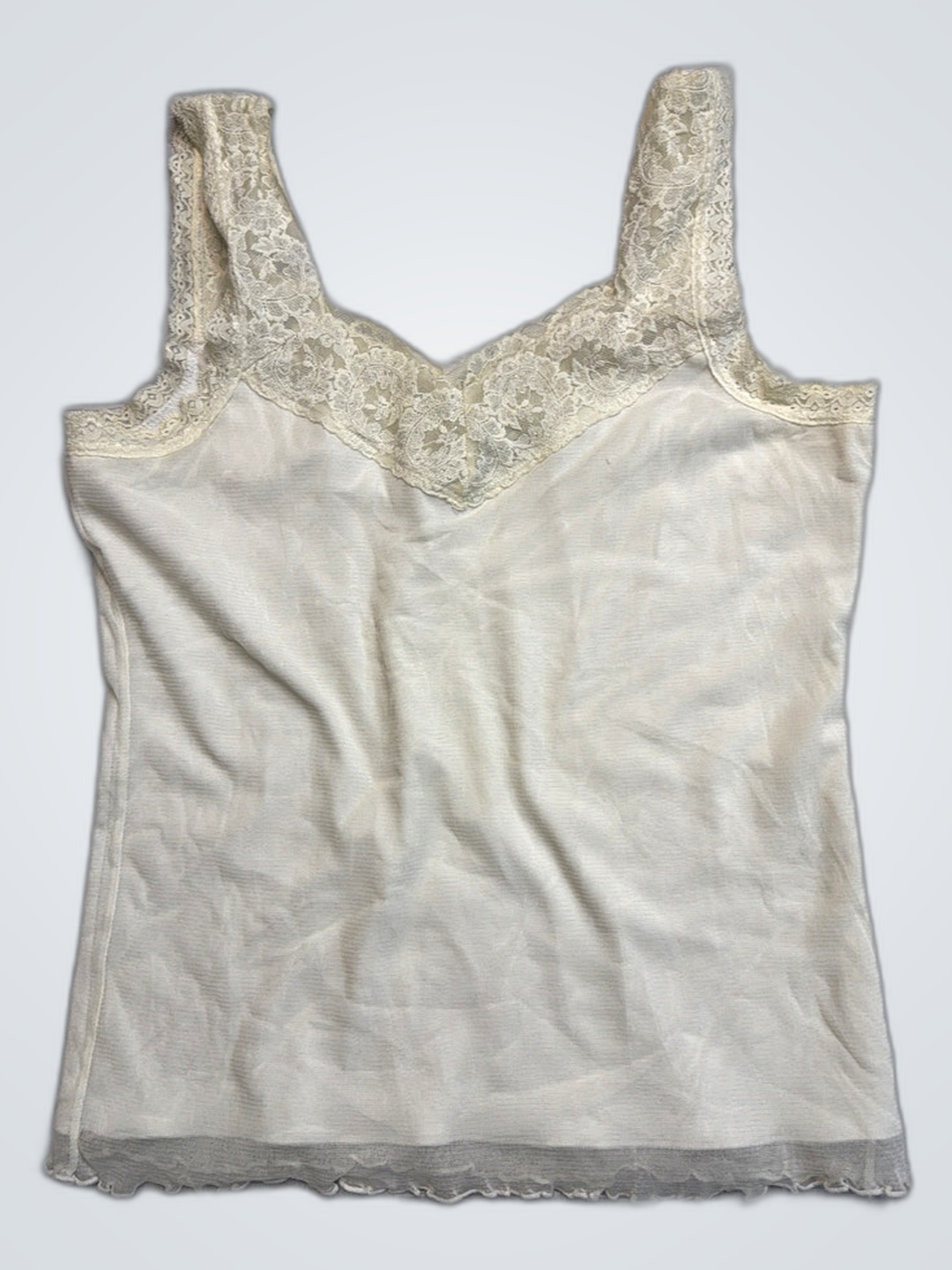 Lace Trimmed Cami Top