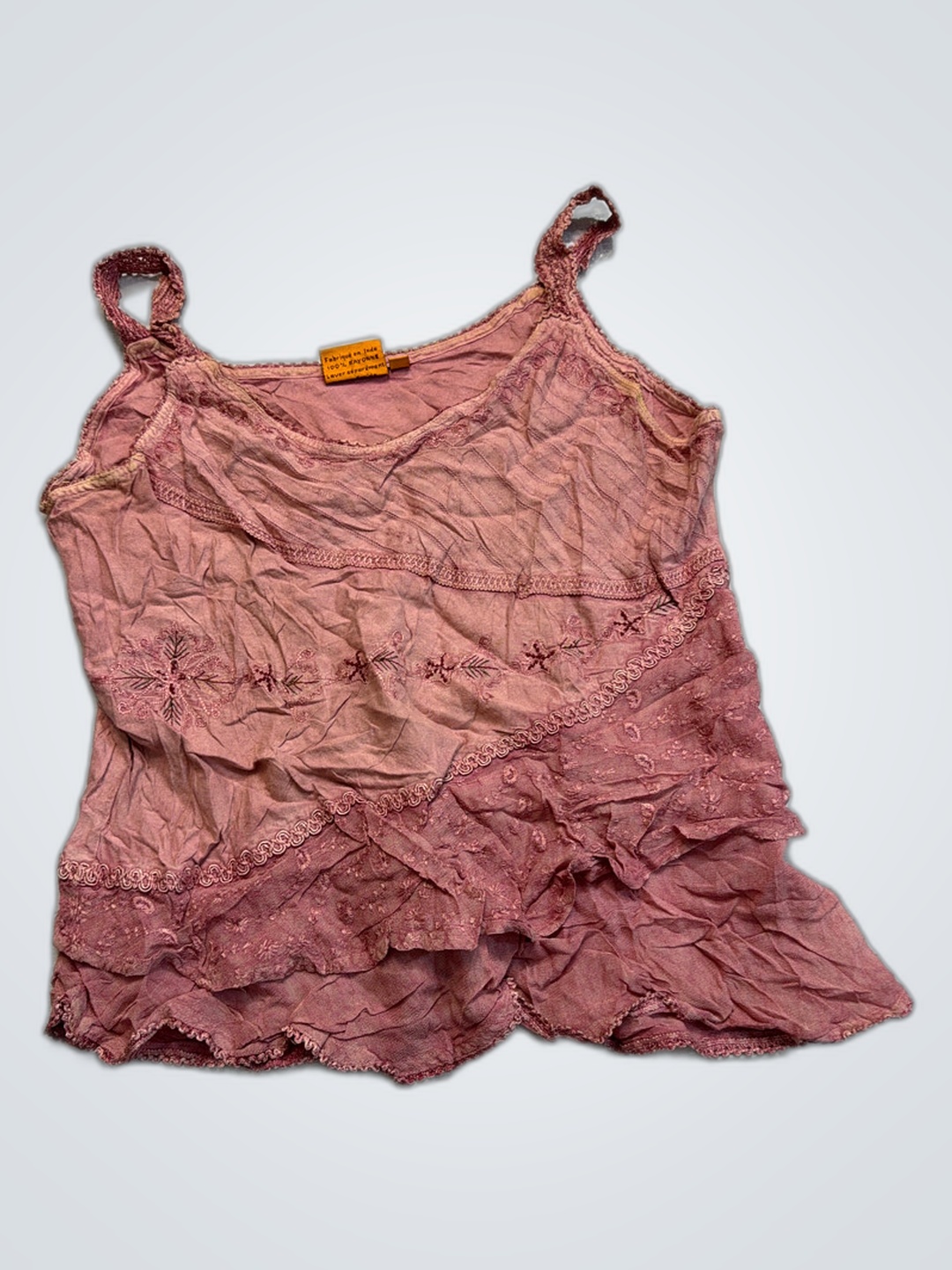 Pink Lace Camisole