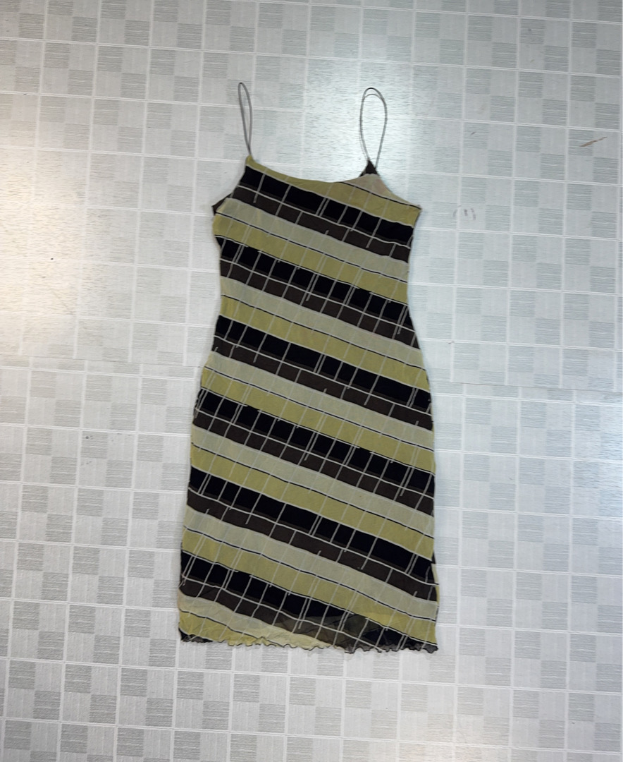S.Oliver Vestido Mini Listrado Slip