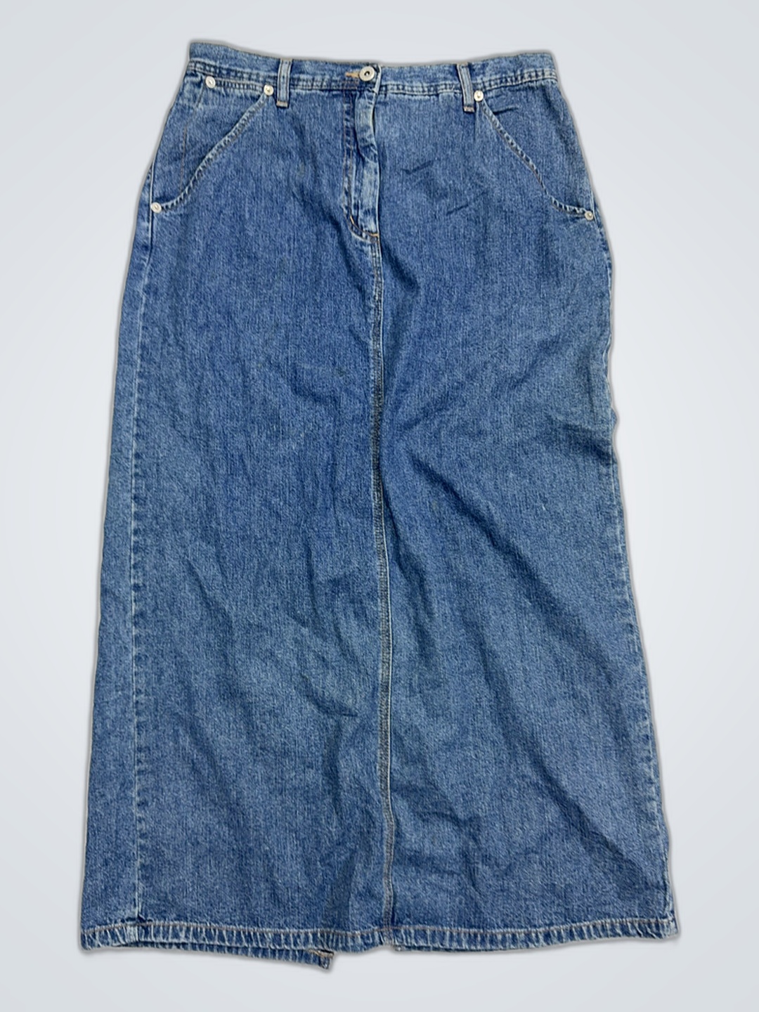 Faded Glory Denim Maxi Skirt