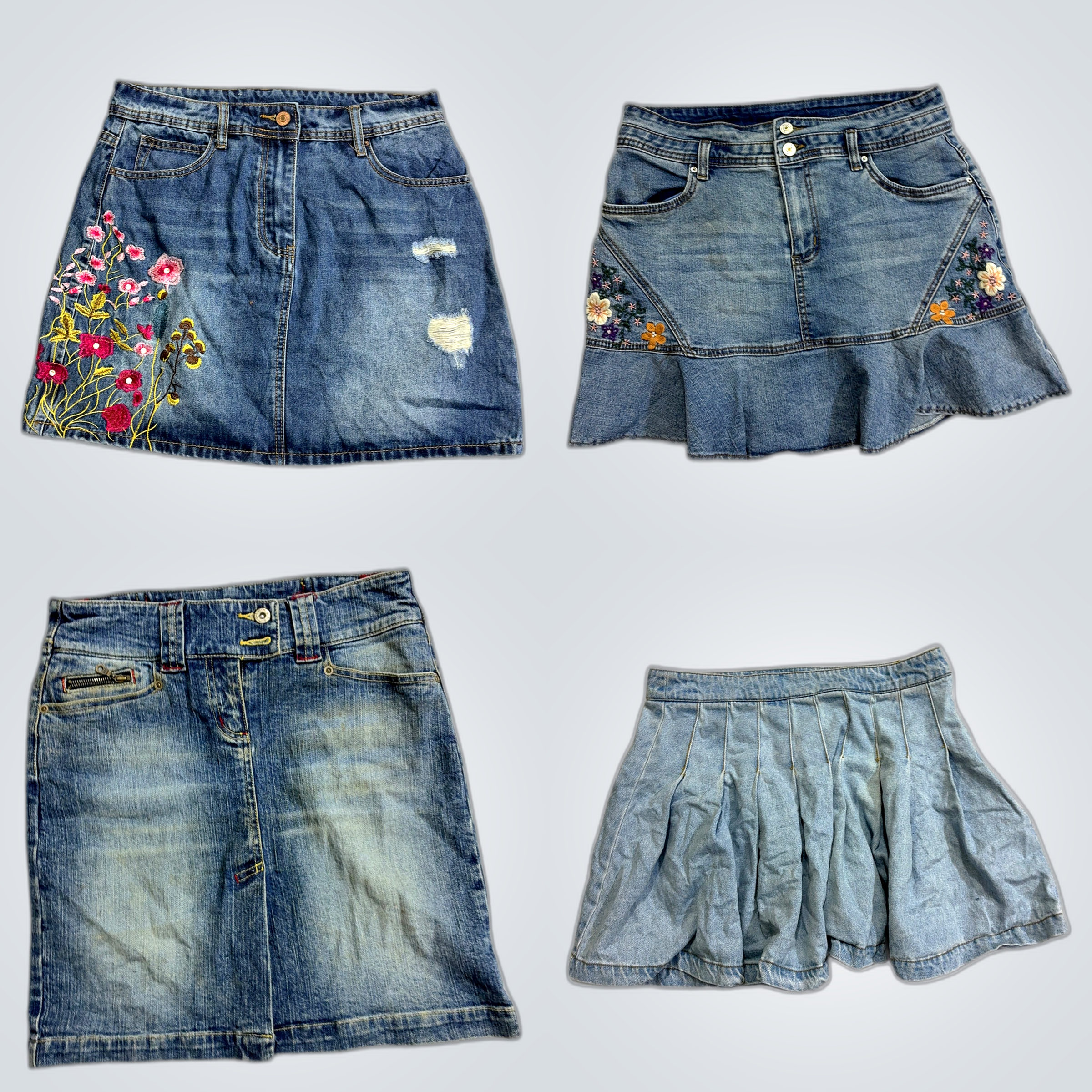Y2K Denim Skirts Bundle