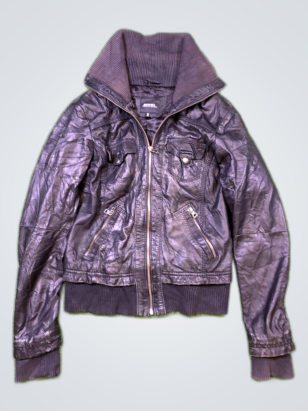 Bershka Leather Biker Jacket