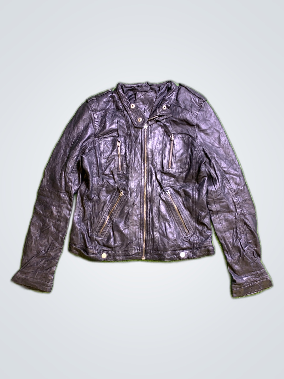 Unbranded Black Leather Jacket