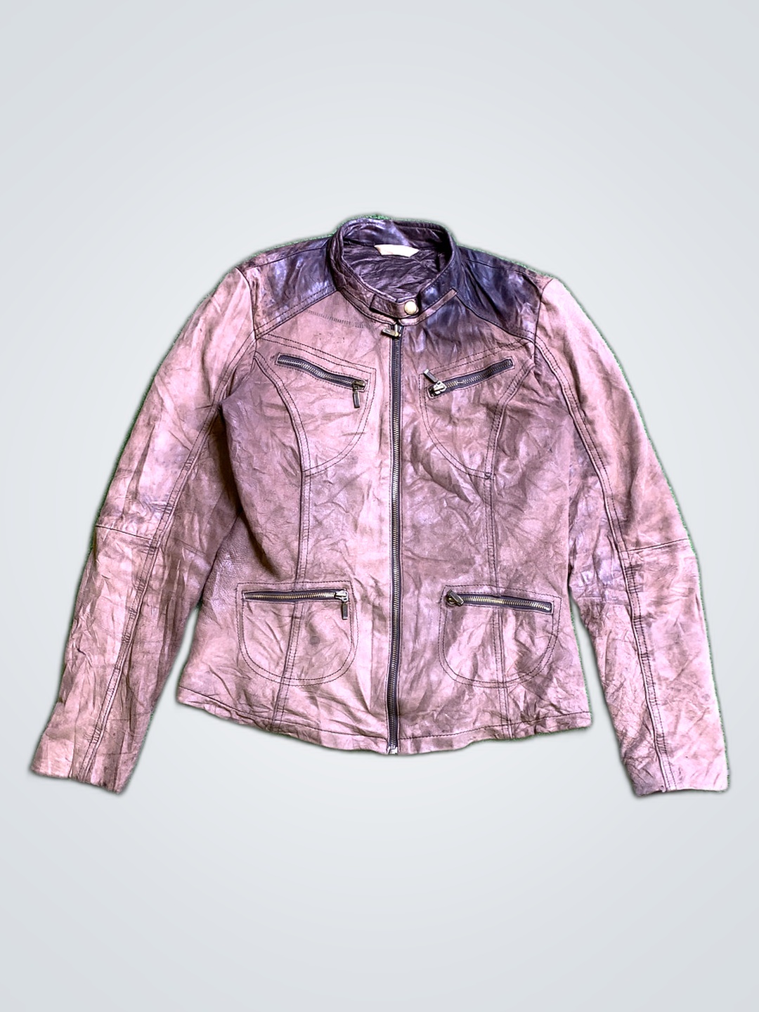 Promod Faux Leather Biker Jacket