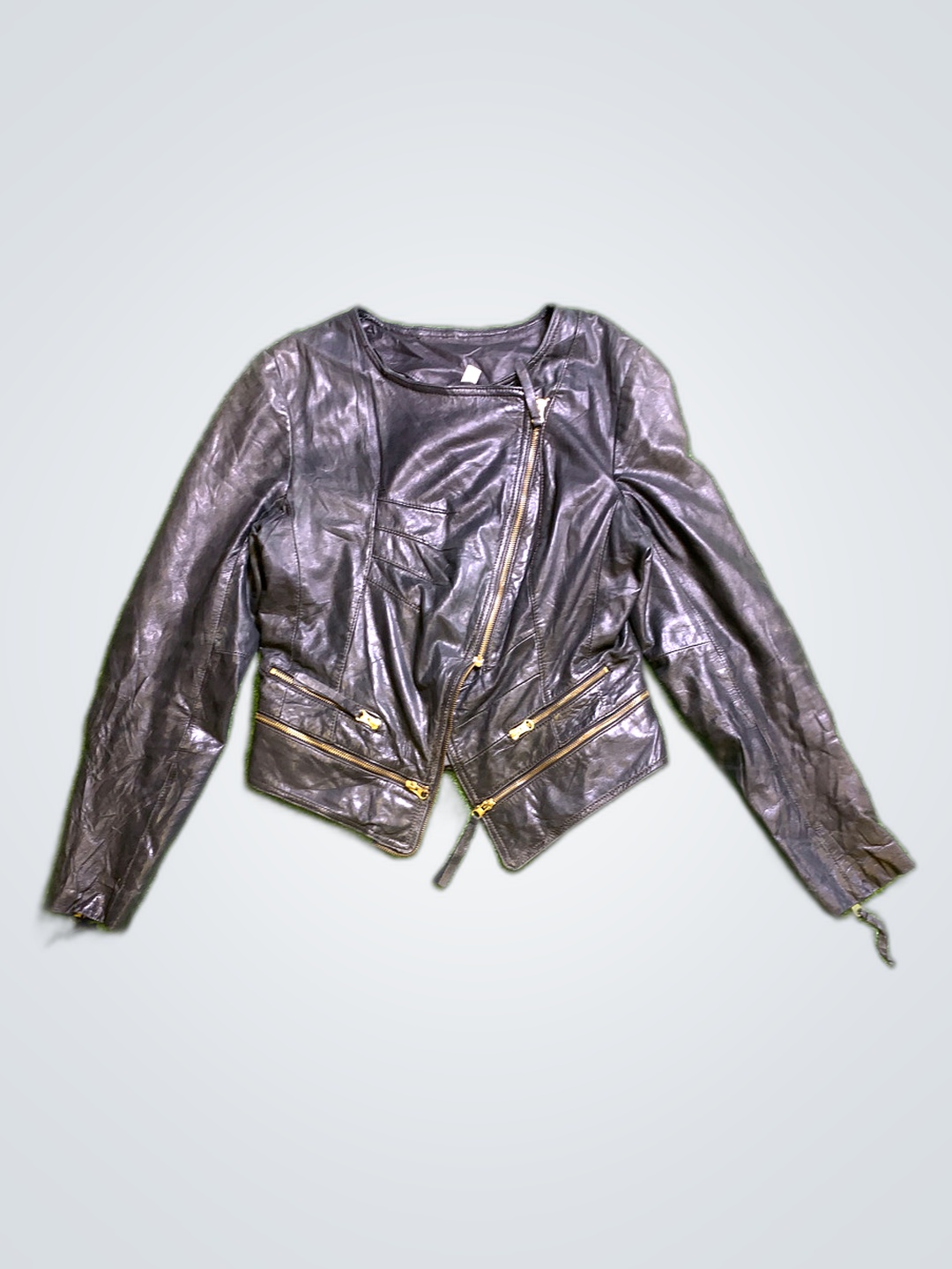 Vetements Black Leather Jacket