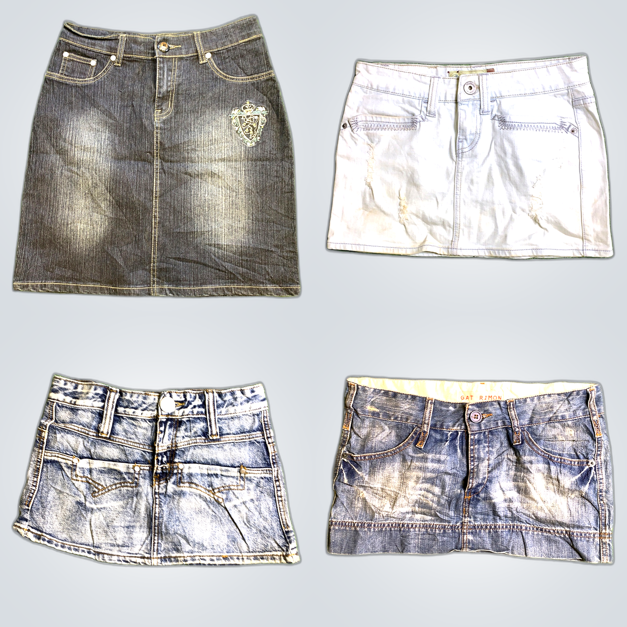 Y2K Denim Mini Skirts