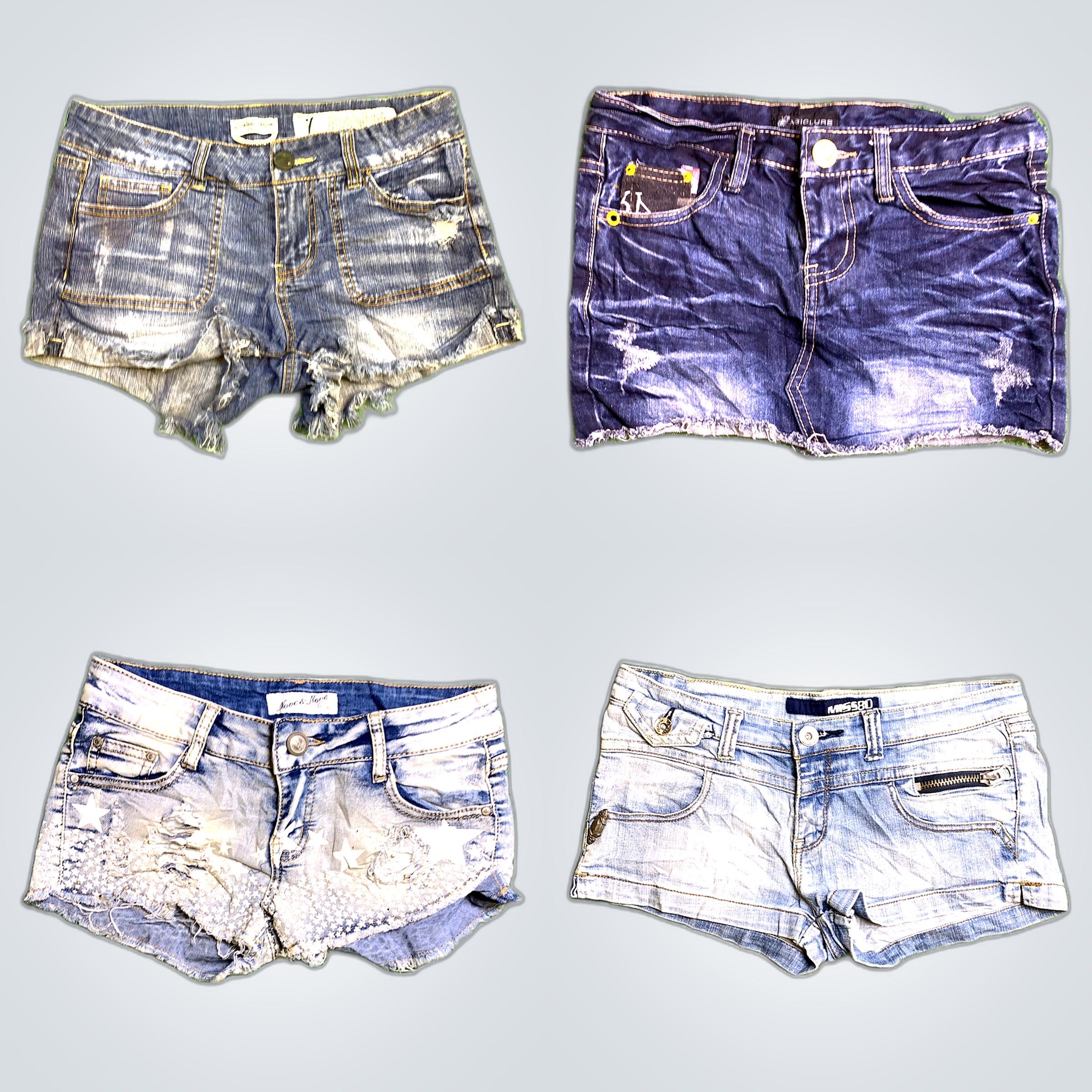 Y2K Jean Shorts Bundle