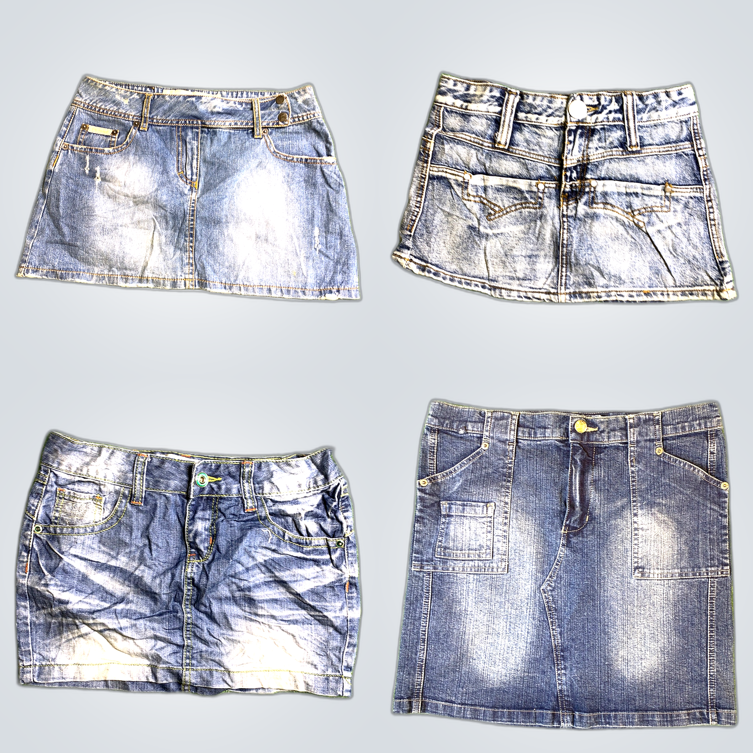 Y2K Denim Mini Skirts