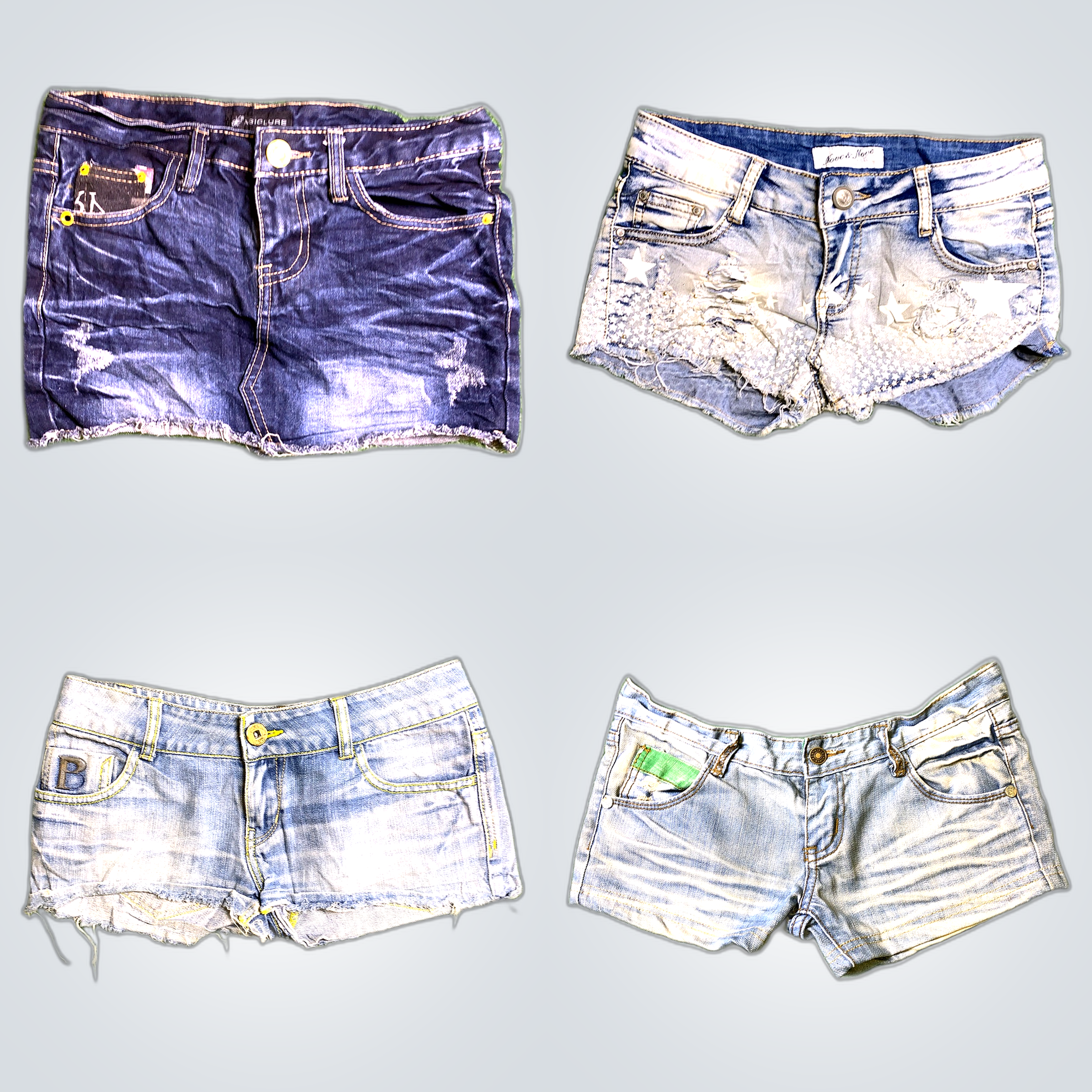 Y2K Jean Shorts Bundle