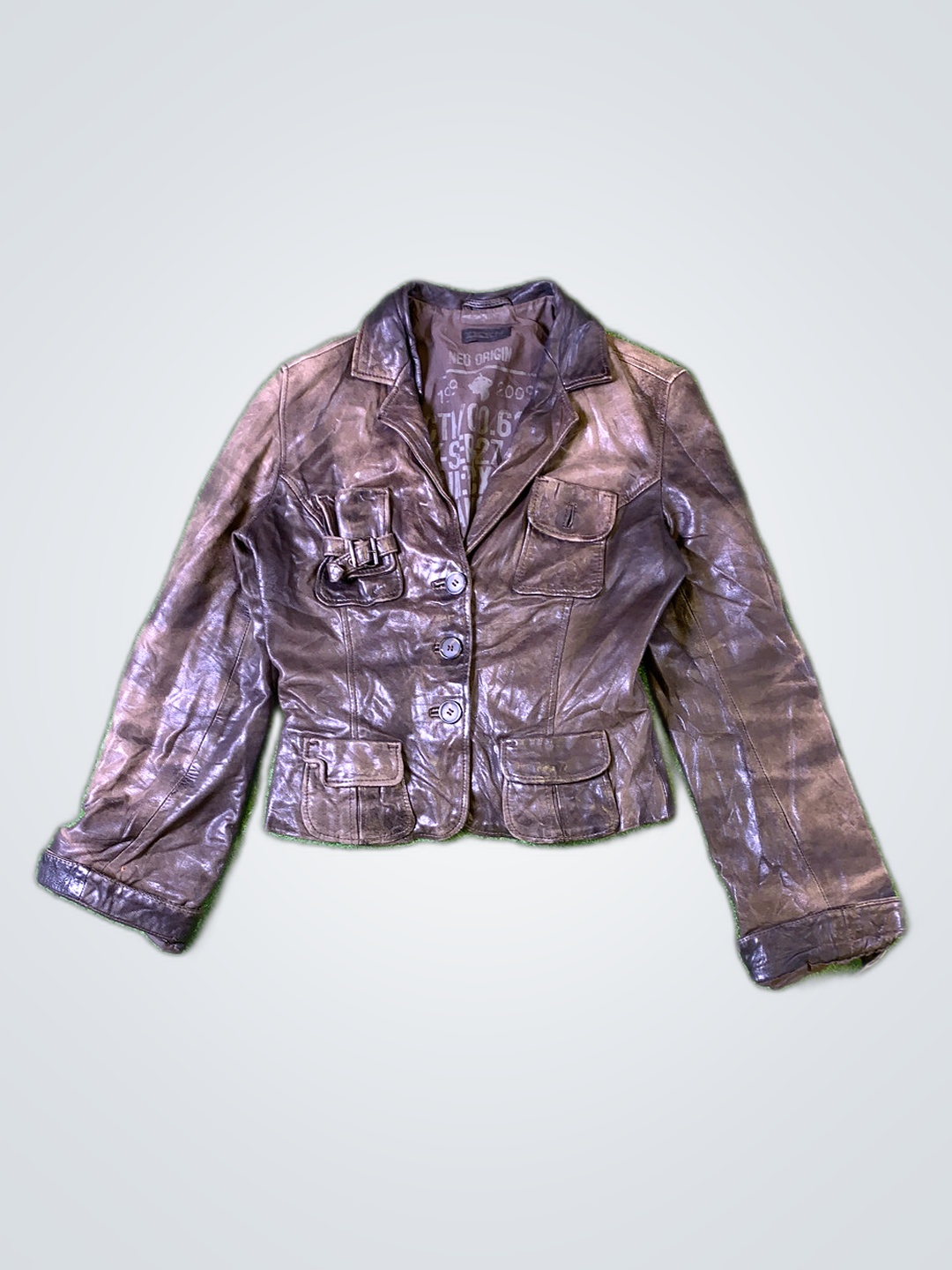 IKKS Leather Jacket