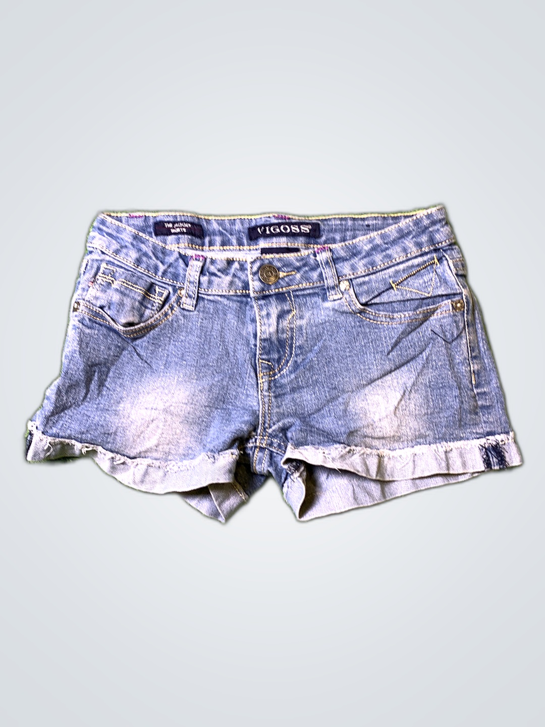 Vigoss Embroidered Denim Shorts