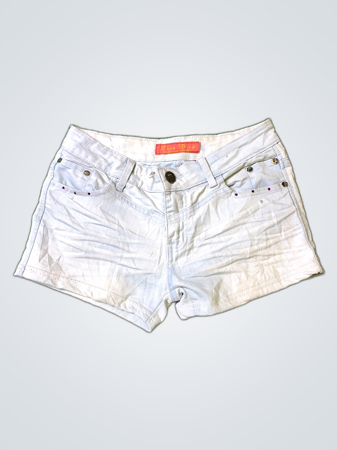 Shorts en denim léger Zhen Dong
