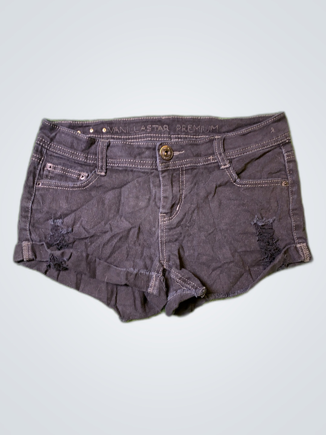 Vanilla Star Premium Distressed Denim Shorts